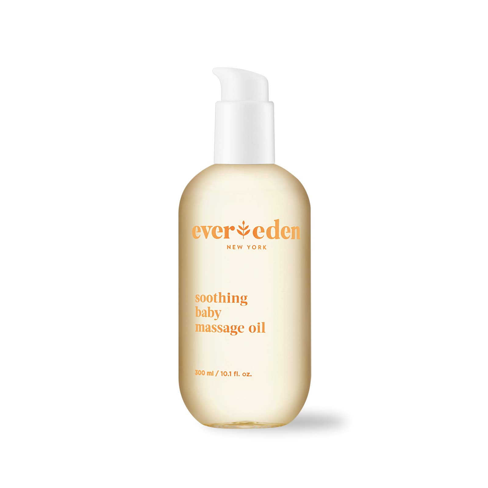 Evereden Soothing Baby Massage Oil 10.1 fl oz. | All Natural Baby Care | Non-toxic and Fragrance Free | Organic Ingredients Evereden