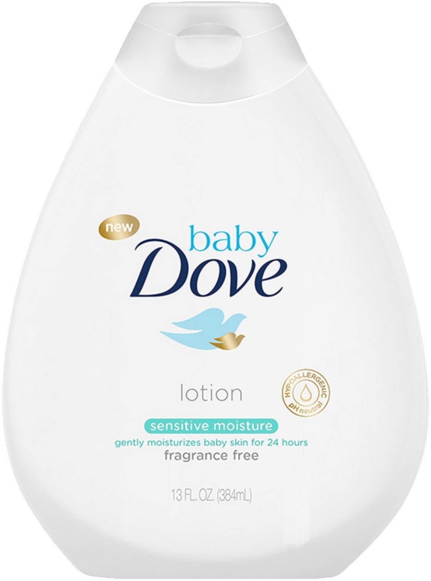 Dove Baby Lotion, Sensitive Moisture 13 oz (Pack of 2) Baby Dove