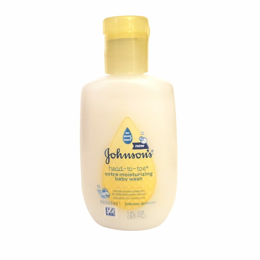 JOHNSONS Head to Toe Extra Moisturizing Baby Wash 1 oz Johnson's