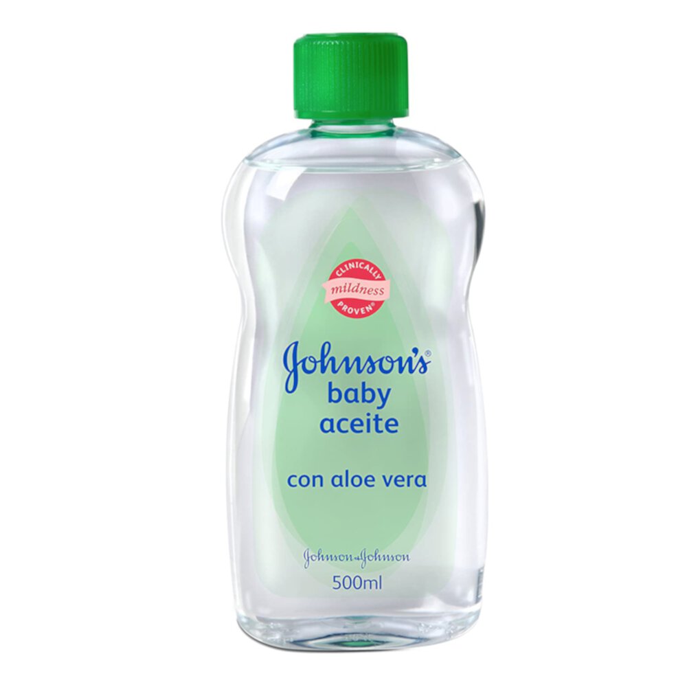 Johnson's Baby Oil With Aloe Vera & Vitamin E Aloe & Vitamin E 500ml/16.9 oz. JOHNSON & JOHNSON