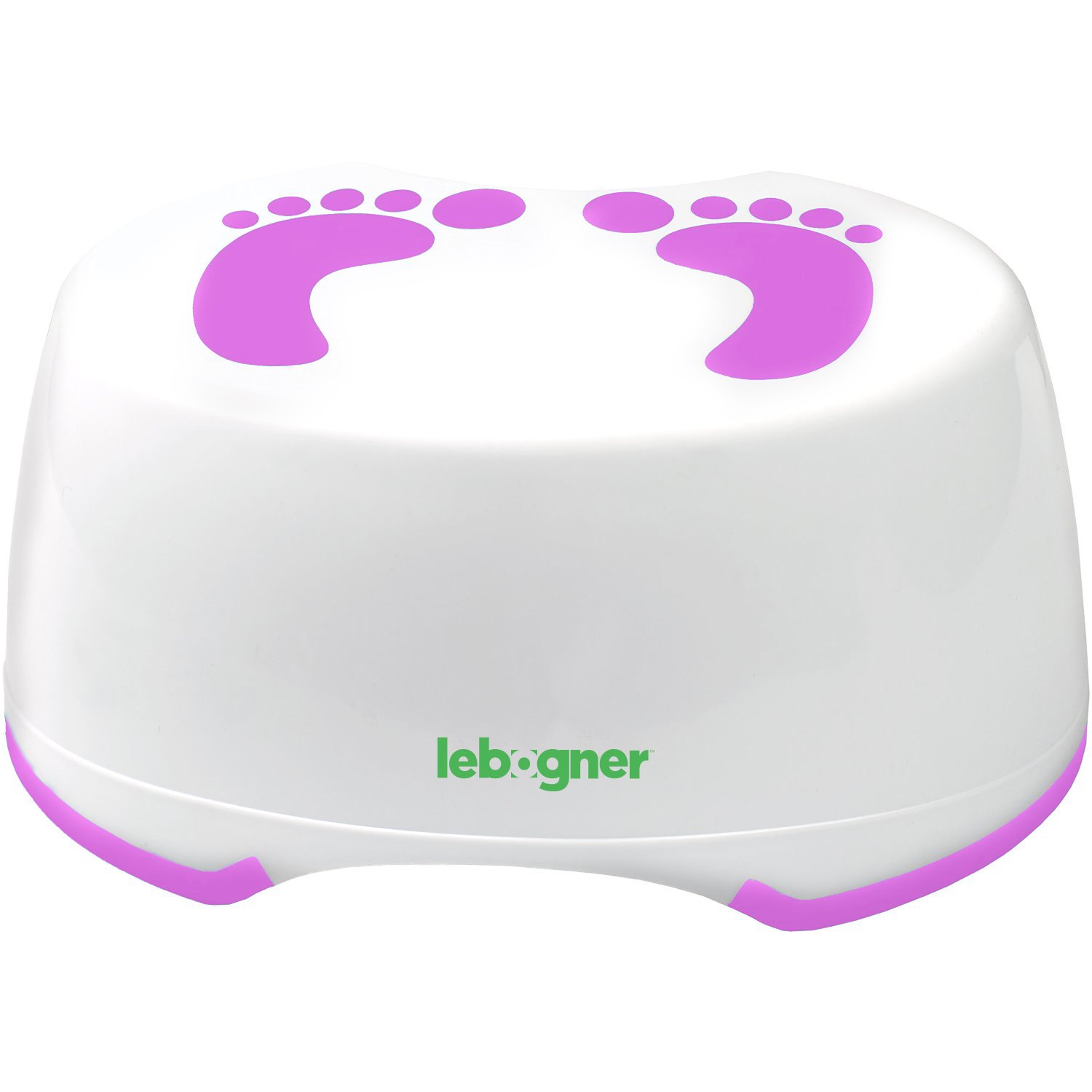 Child Step Stool by Lebogner - Comfortable Anti-Slip Foot Stool Perfect for Toddler Toilet Training Or Kids Bathroom for Brushing Teeth Or Washing Hands, Purple Stepping Stool for Boys and Girls Lebogner