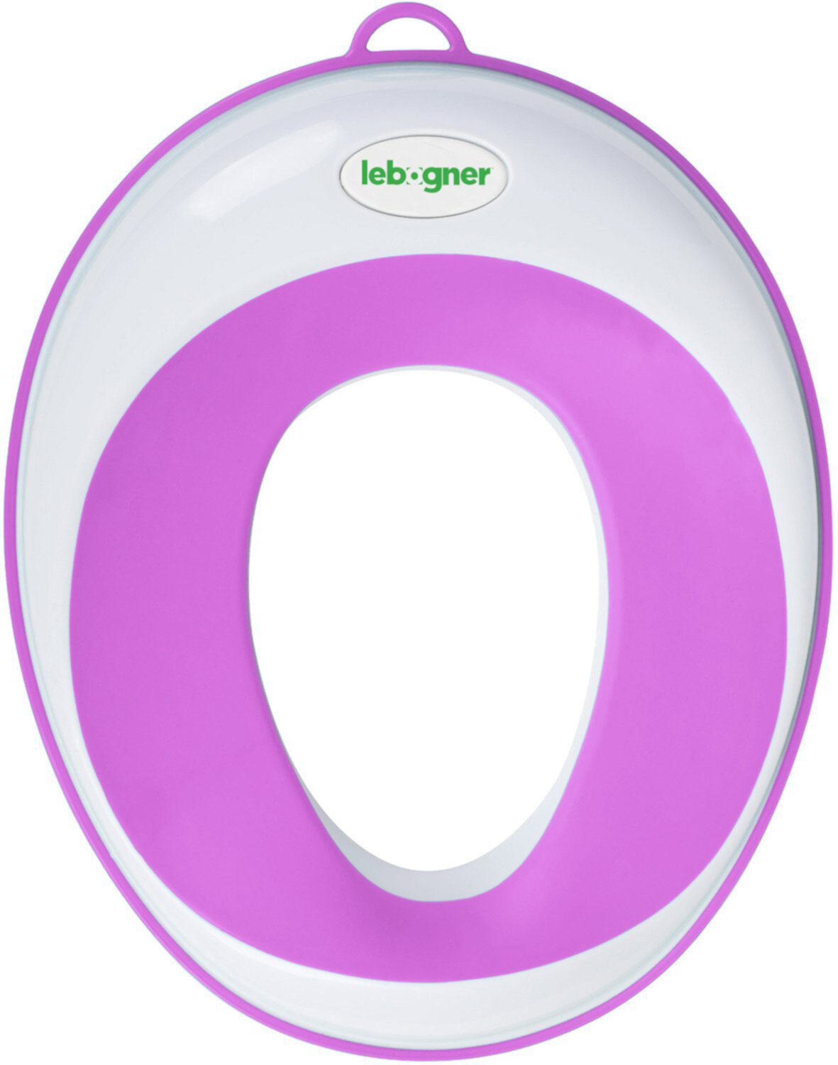 Kids Toilet Training Seat By Lebogner - Purple Potty Trainer For Boys And Girls, Toddler Toilet Topper Ring, Fits Elongated And Round Bowls, Secure Non-Slip Surface, Suction Cup, Storage Hook Included Lebogner