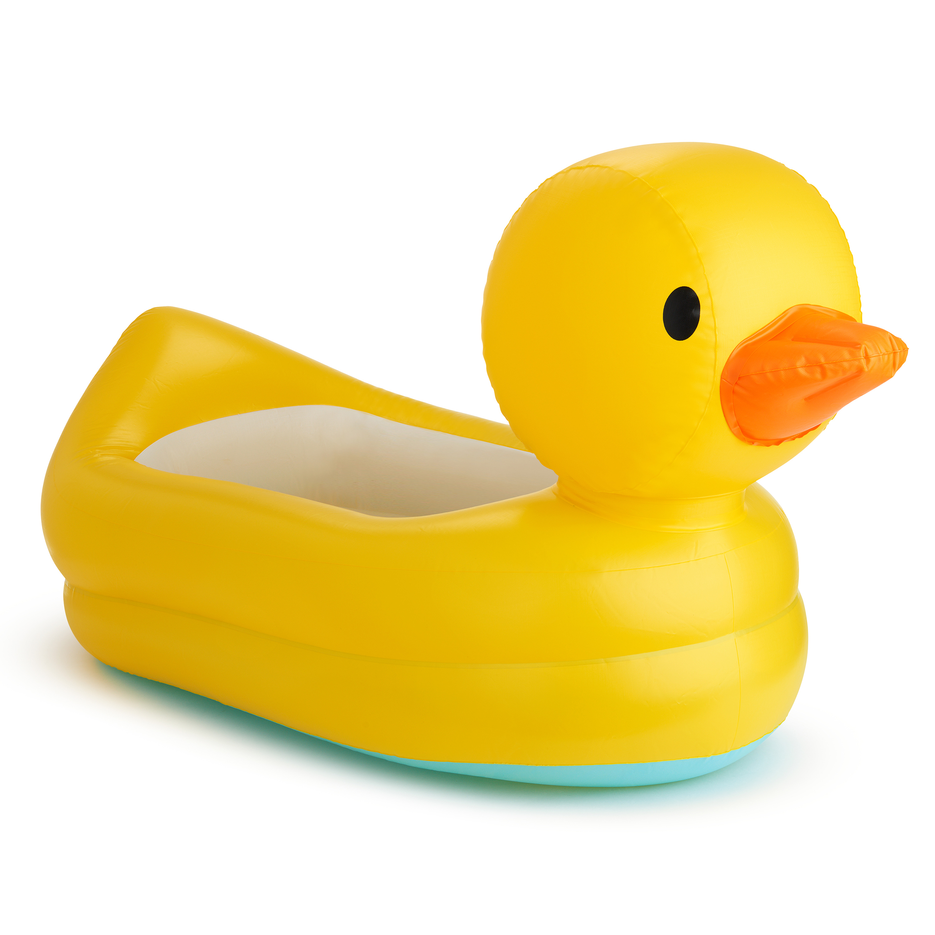 Munchkin® Duck™ Inflatable Baby Bathtub with White Hot® Heat Alert, Yellow, Unisex Munchkin