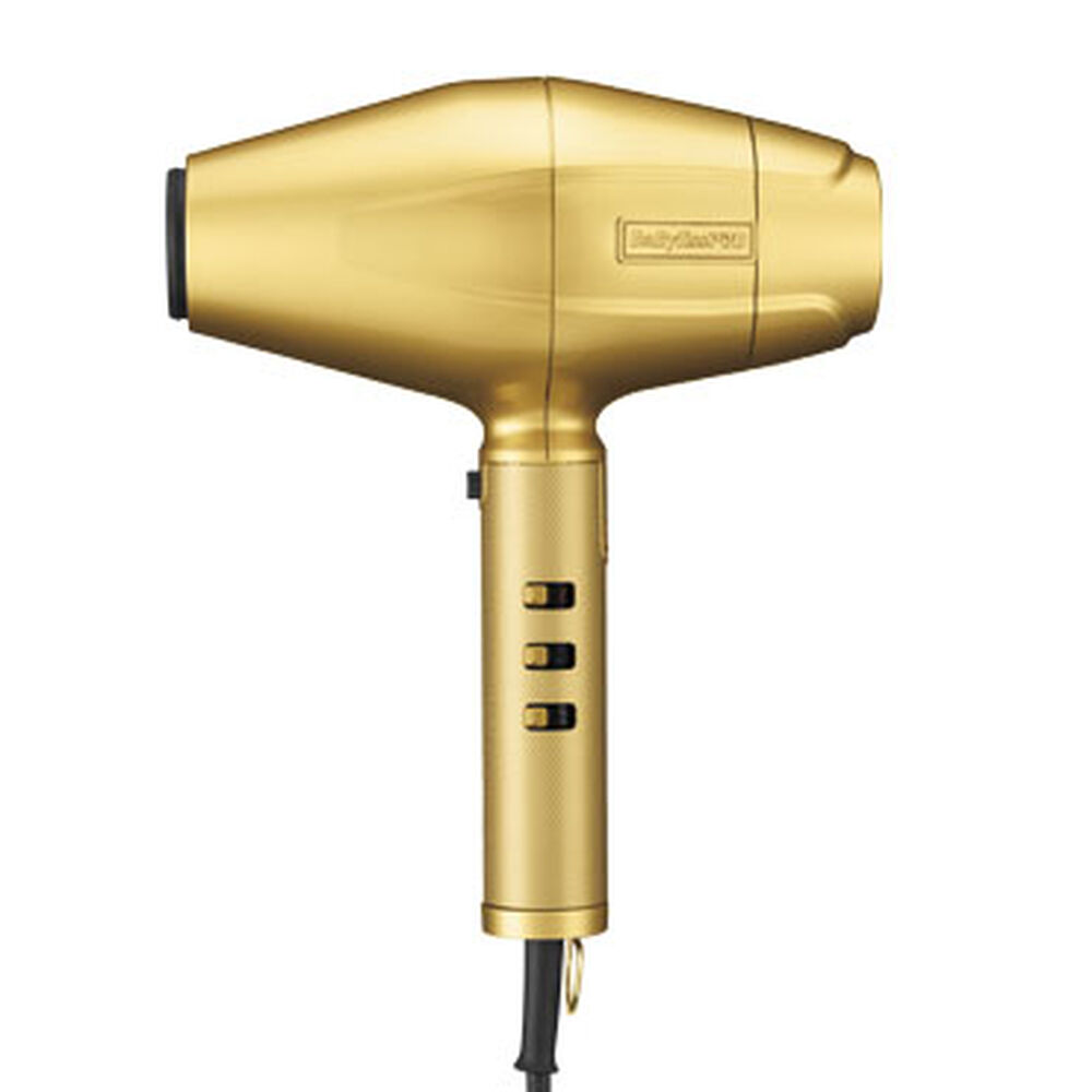 BaBylissPRO High-Performance Turbo Dryer, Gold BABYLISSPRO