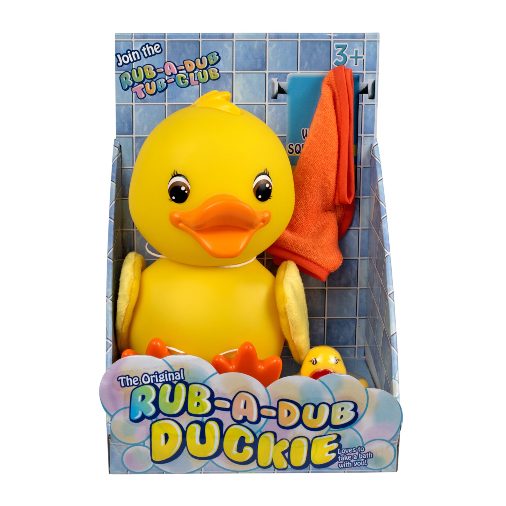 Smart Zone 9" Rub a Dub Duckie Bath Toy - Girl or Boy Item Recommended for 3 Years and up Smart Zone