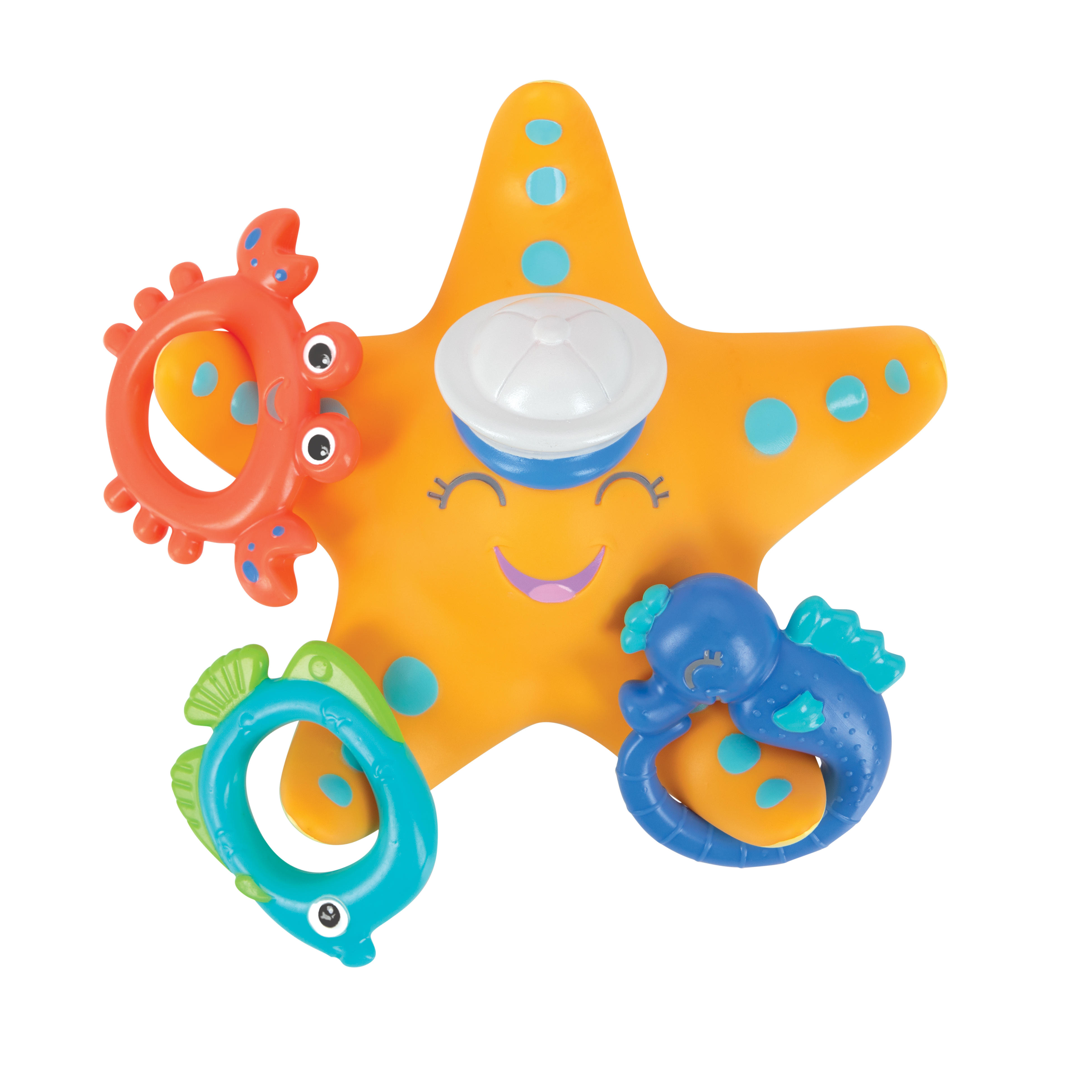 Nuby Floating Starfish Ring Toss Bath Toy for Toddlers NUBY