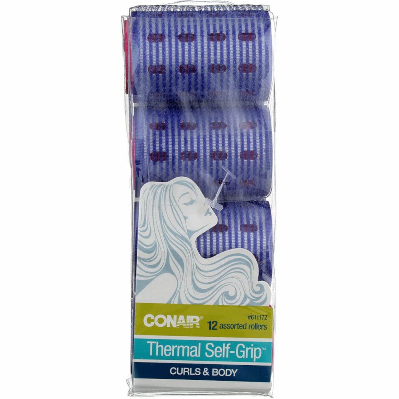 Conair Thermal Self Grip Rollers  Assorted Sizes (Pack of 6) Conair