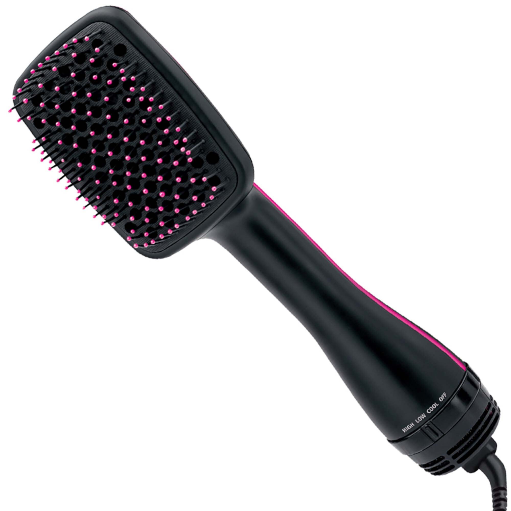 Revlon Revolutionary Unique One Step 2-in-1 Hair Dryer Styling Brush, Pink Revlon