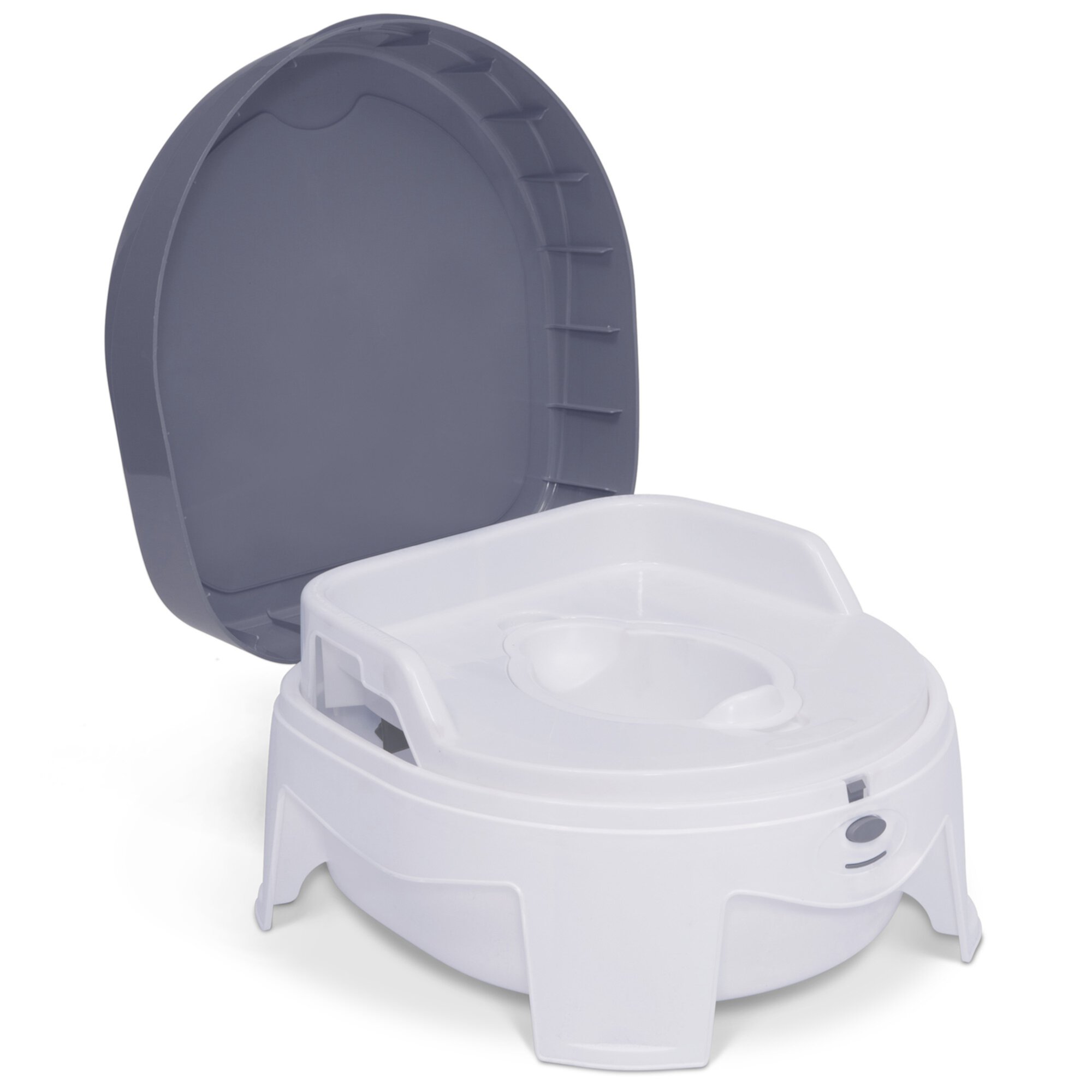 Delta Children PerfectSize Potty - Elaborado con Material Oceánico Reciclado Ecológico, Blanco/gris Visit the Delta Children Store