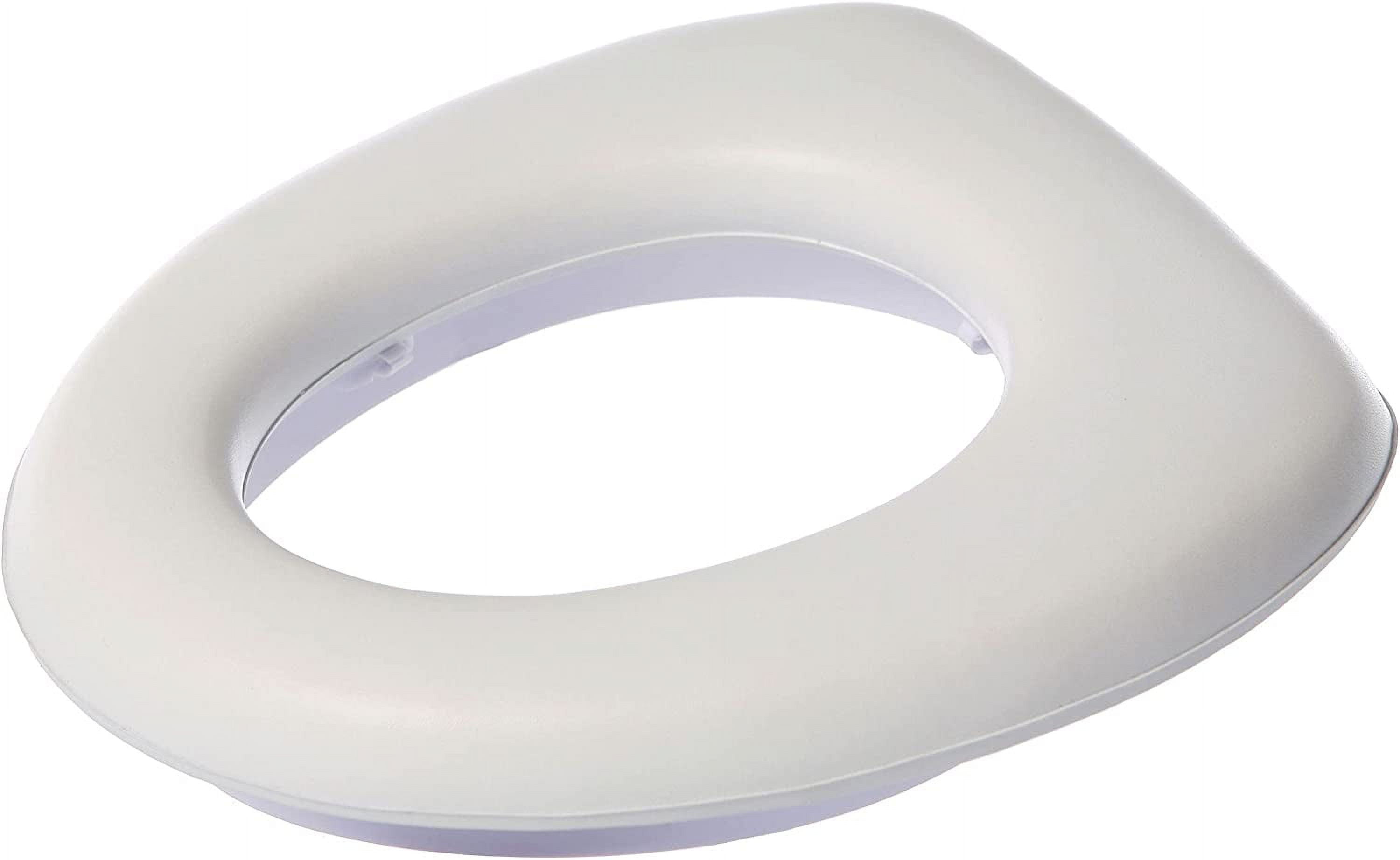 Dreambaby® Soft Touch Potty Seat - Comfortable Padded Seat - With High Base Underneath for Secure Positioning- White Dreambaby