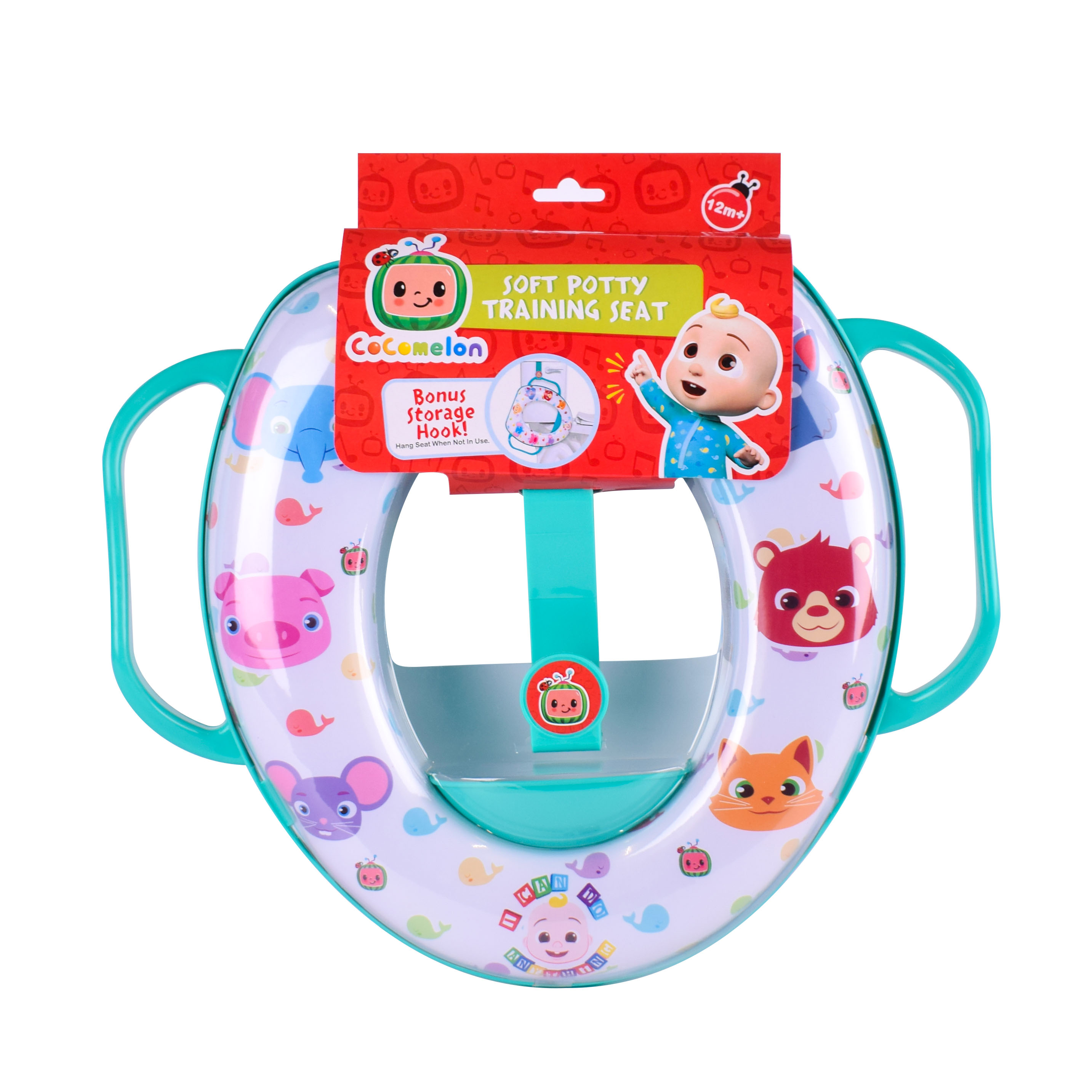 CoComelon Soft Potty Training Seat with Storage Hook and Handles, Toddlers 12+ Months, Unisex Visit the CoComelon Store