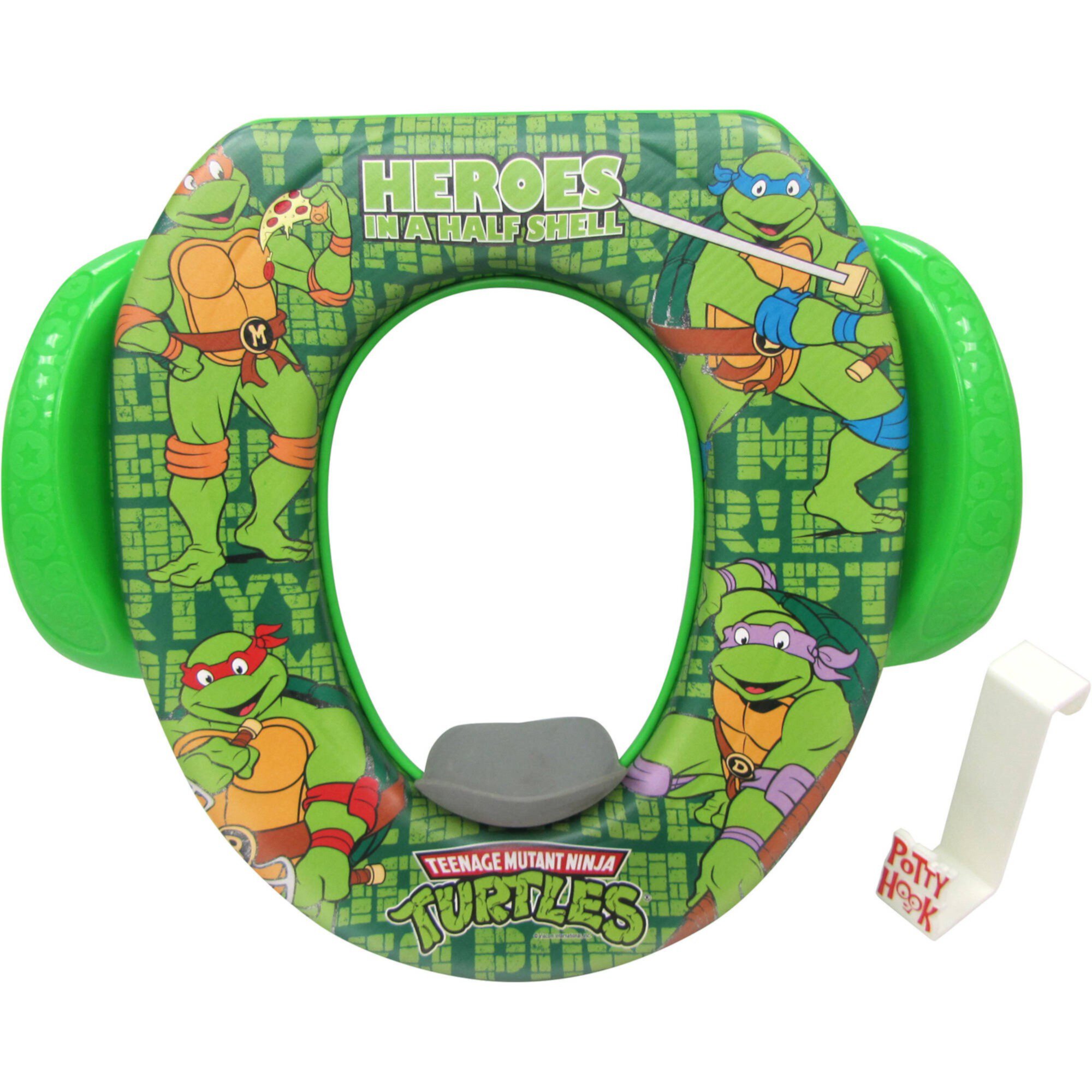 Teenage Mutant Ninja Turtles "Half Shell Turtles" Soft Potty Seat with Potty Hook Teenage Mutant Ninja Turtles