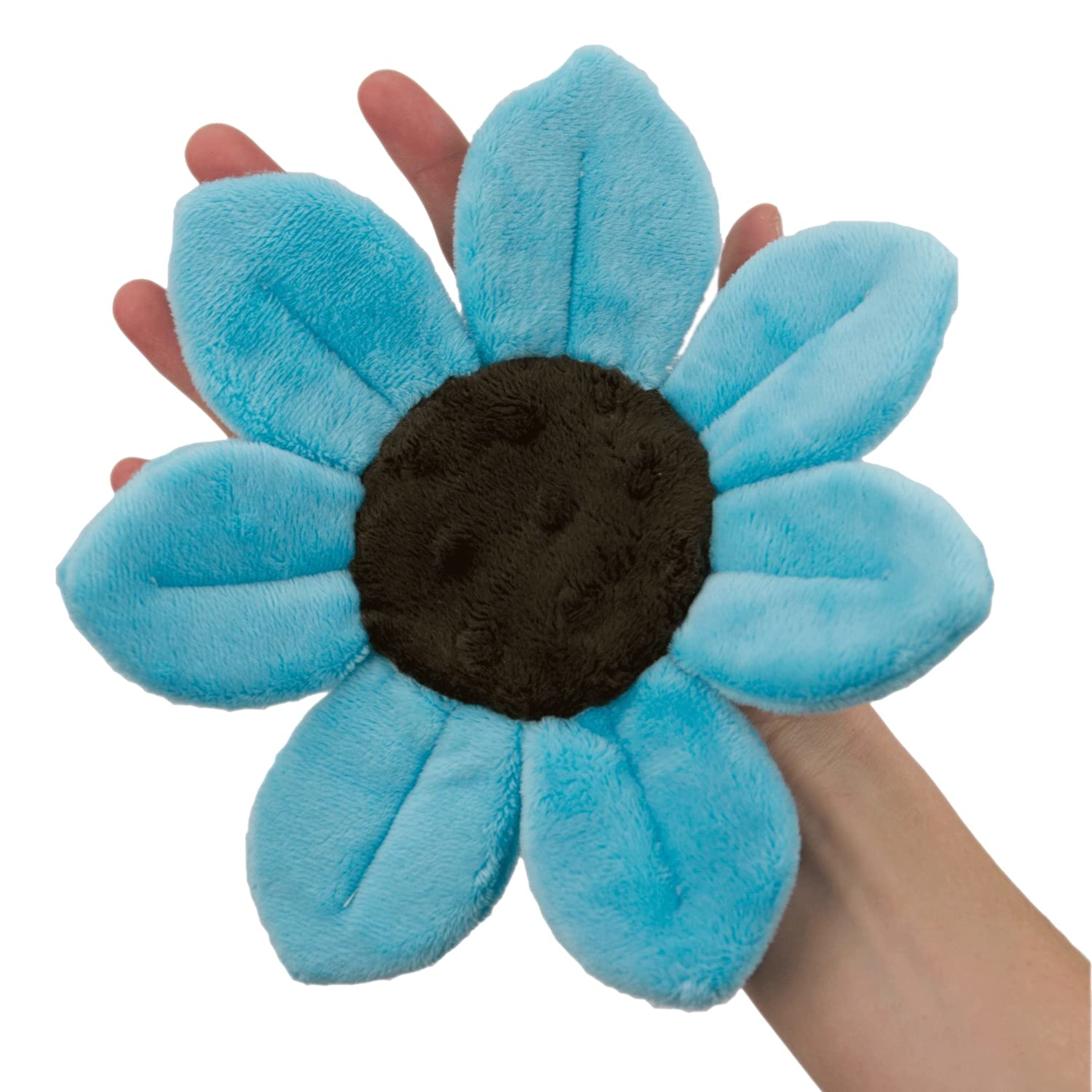 Blooming Bath Mini Bloom Baby Bath Scrubbie, 8" Baby Washcloth, Blue Blooming Bath