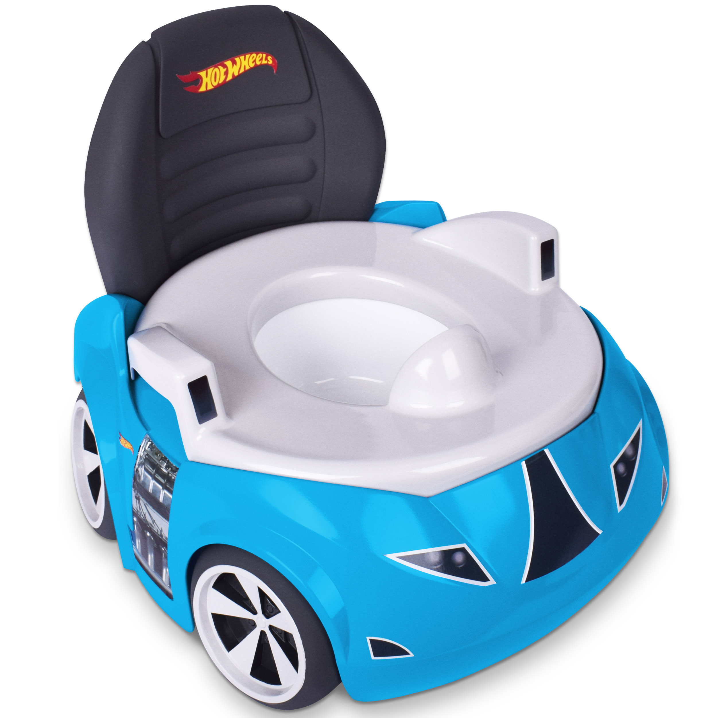 Hot Wheels Blue Race Car Potty Training Toilet, Includes Detachable Seat, Toddlers Ages 12+ Months Hot Wheels