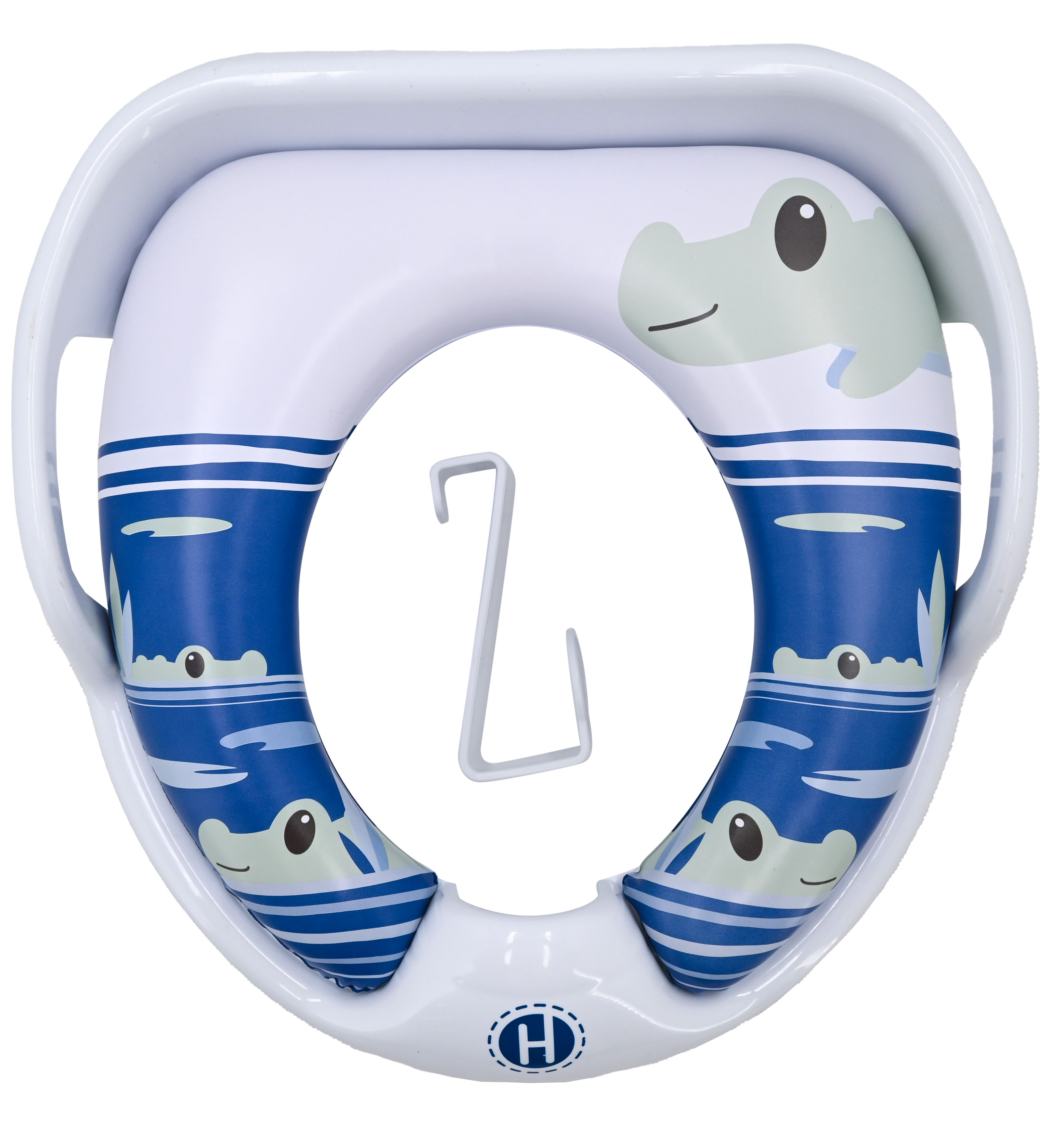 Hopscotch Lane Gator Soft Potty Training Seat with Storage Hook & Handles, Toddlers Ages 12+ Months Hopscotch Lane