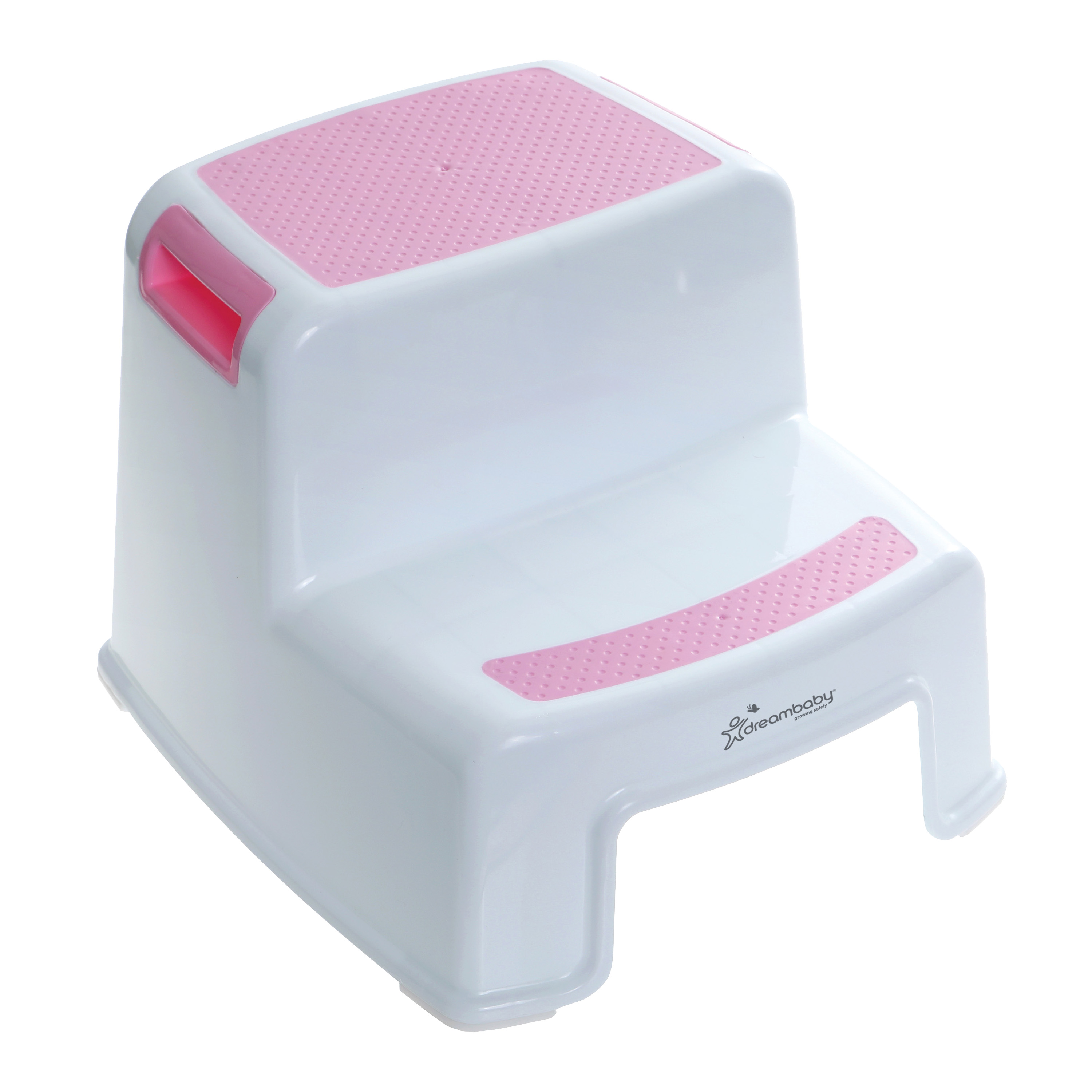 Dreambaby 2 Steps Stool for Kids and Toddlers - from Sturdy Plastic Material - Pink Dreambaby