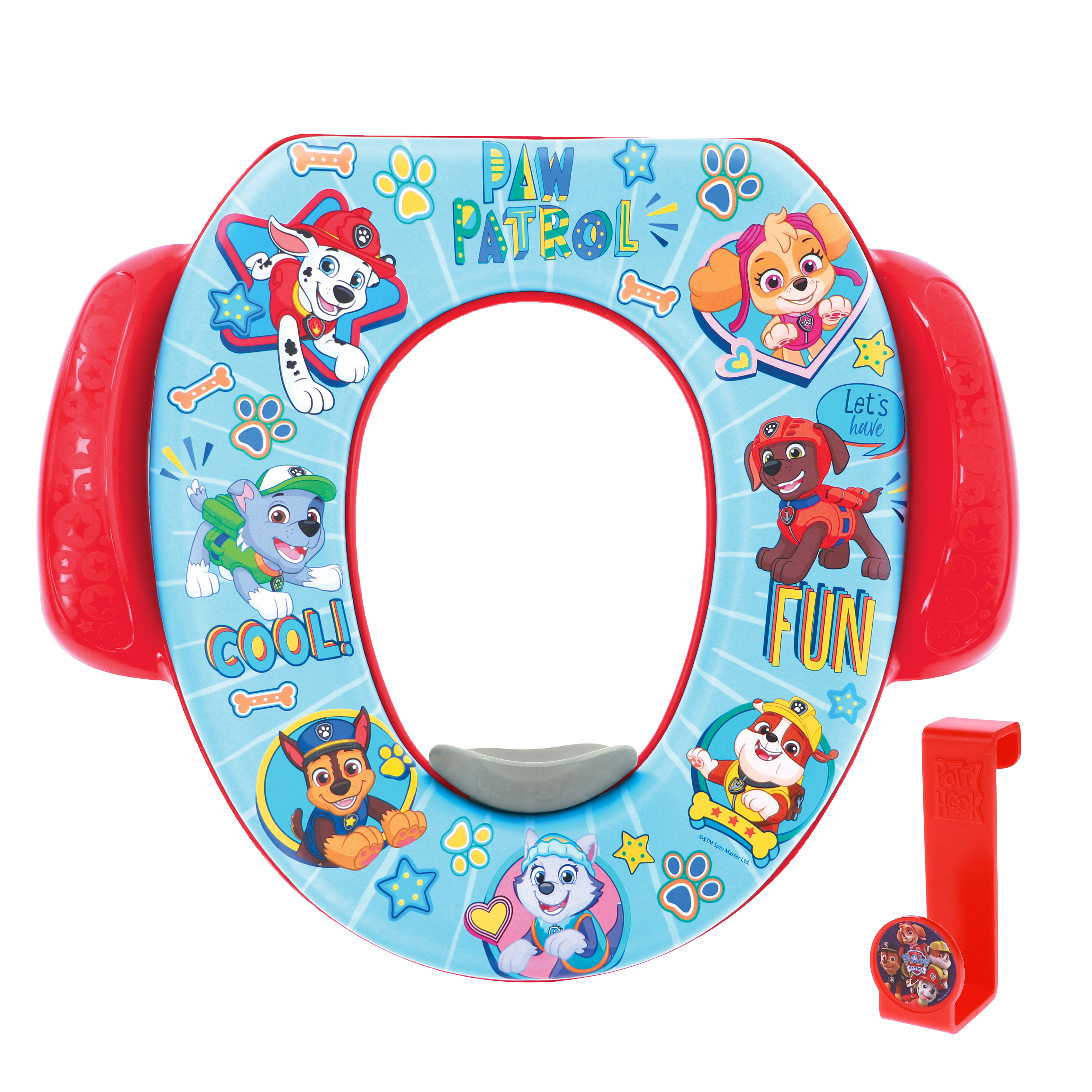 Nickelodeon PAW Patrol "Let's Have Fun" Soft Potty Seat with Potty Hook Nickelodeon