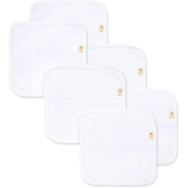 Burt's Bees Baby - Washcloths, Organic Cotton 6-Pack Burt's Bees Baby