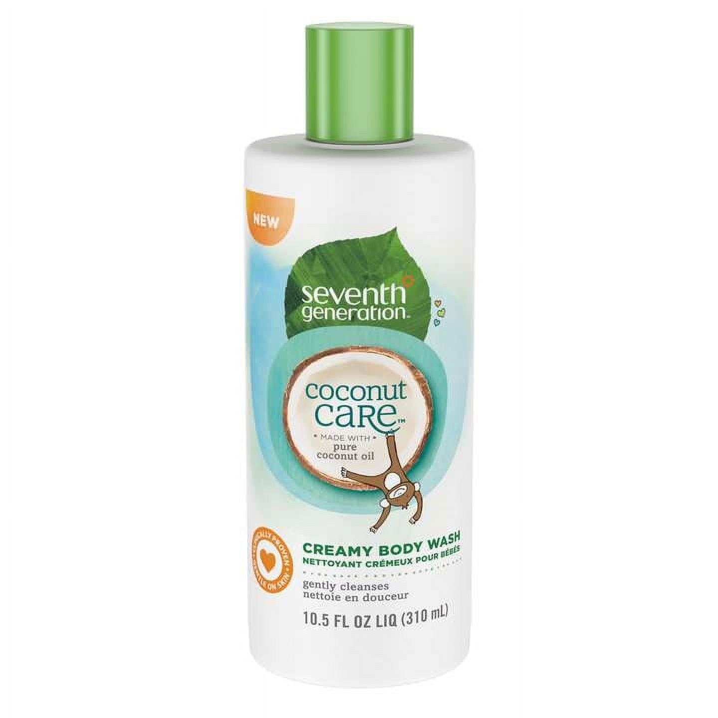 Seventh Generation Coconut Care Creamy Baby Body Wash &#8211; 10.5 oz, Pack of 1 Seventh Generation