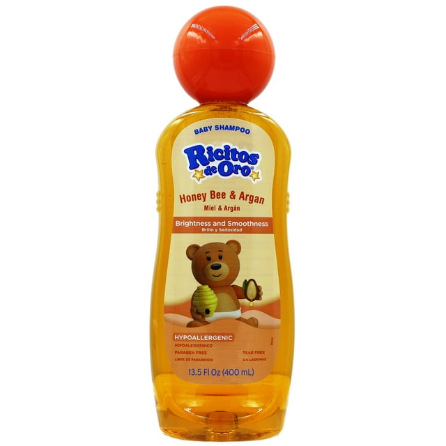 Ricitos de Oro Hypoallergenic Honey Baby Shampoo 400ml - Ricitos de Oro Miel Champu de Bebe (Pack of Ricitos de Oro