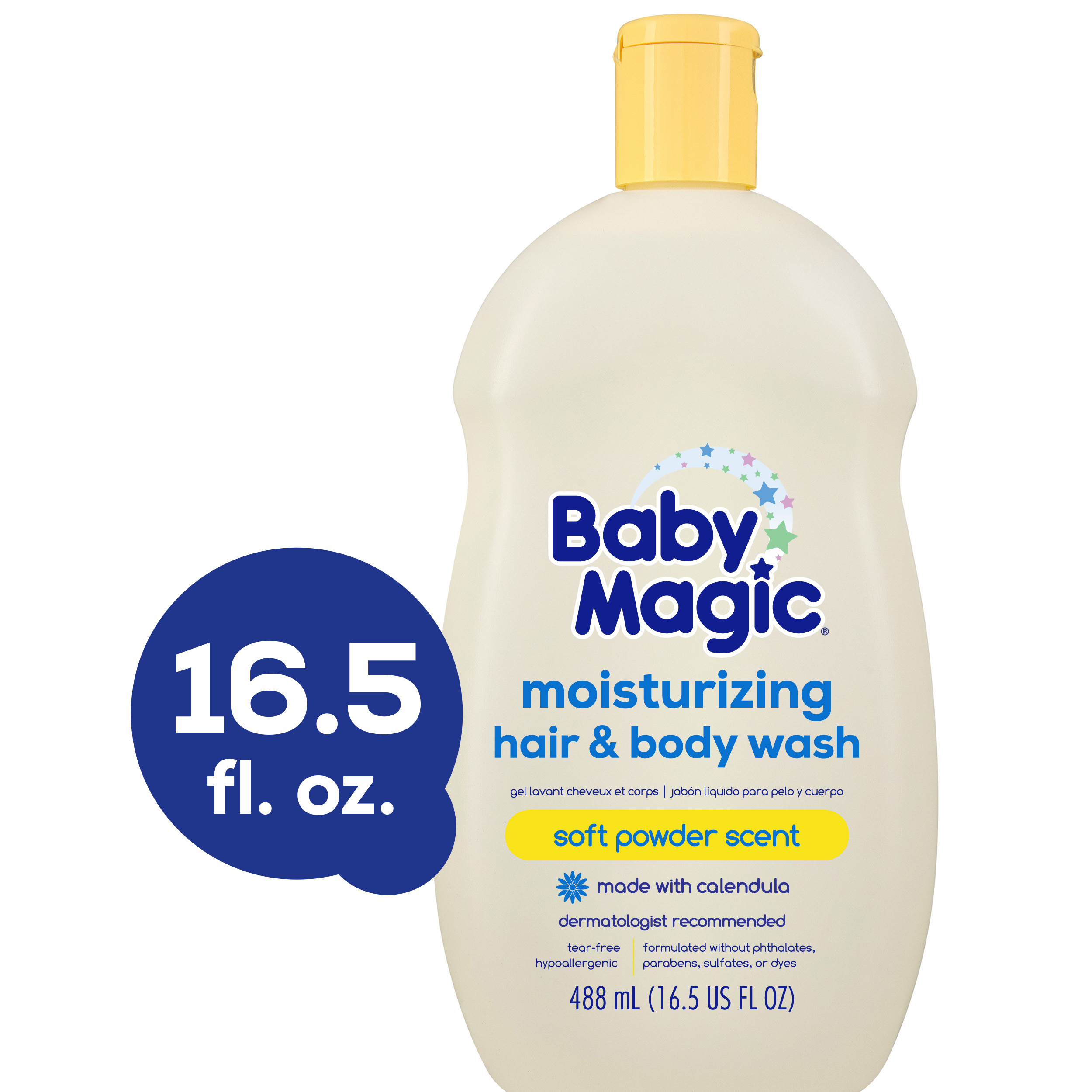 Baby Magic Tear-Free Gentle Hair & Body Wash for Infants, Soft Powder Scent, Hypoallergenic, 16.5 oz Visit the Baby Magic Store