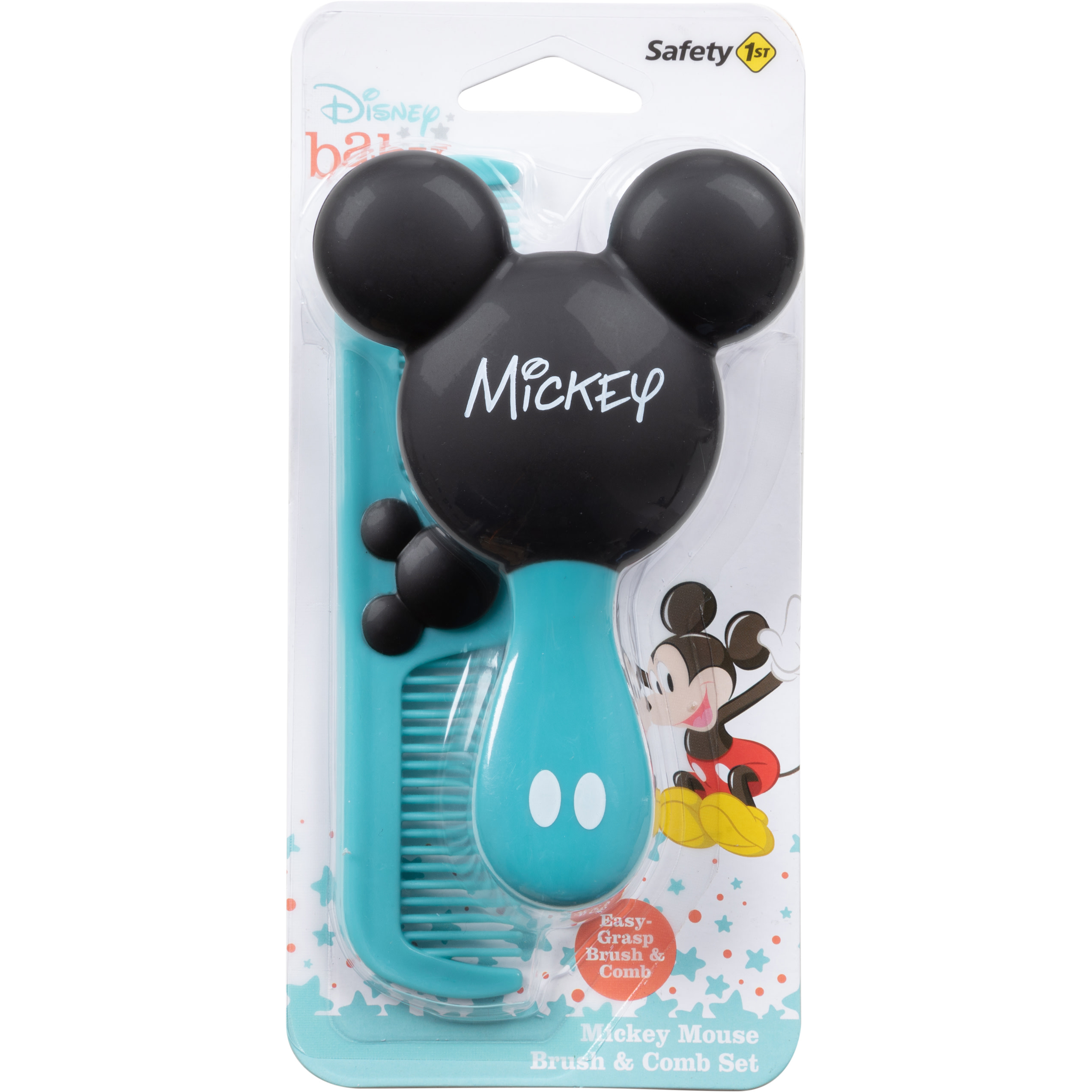 Disney Baby Mickey Mouse Brush & Comb Set- Aqua Mickey, Mickey DISNEY BABY