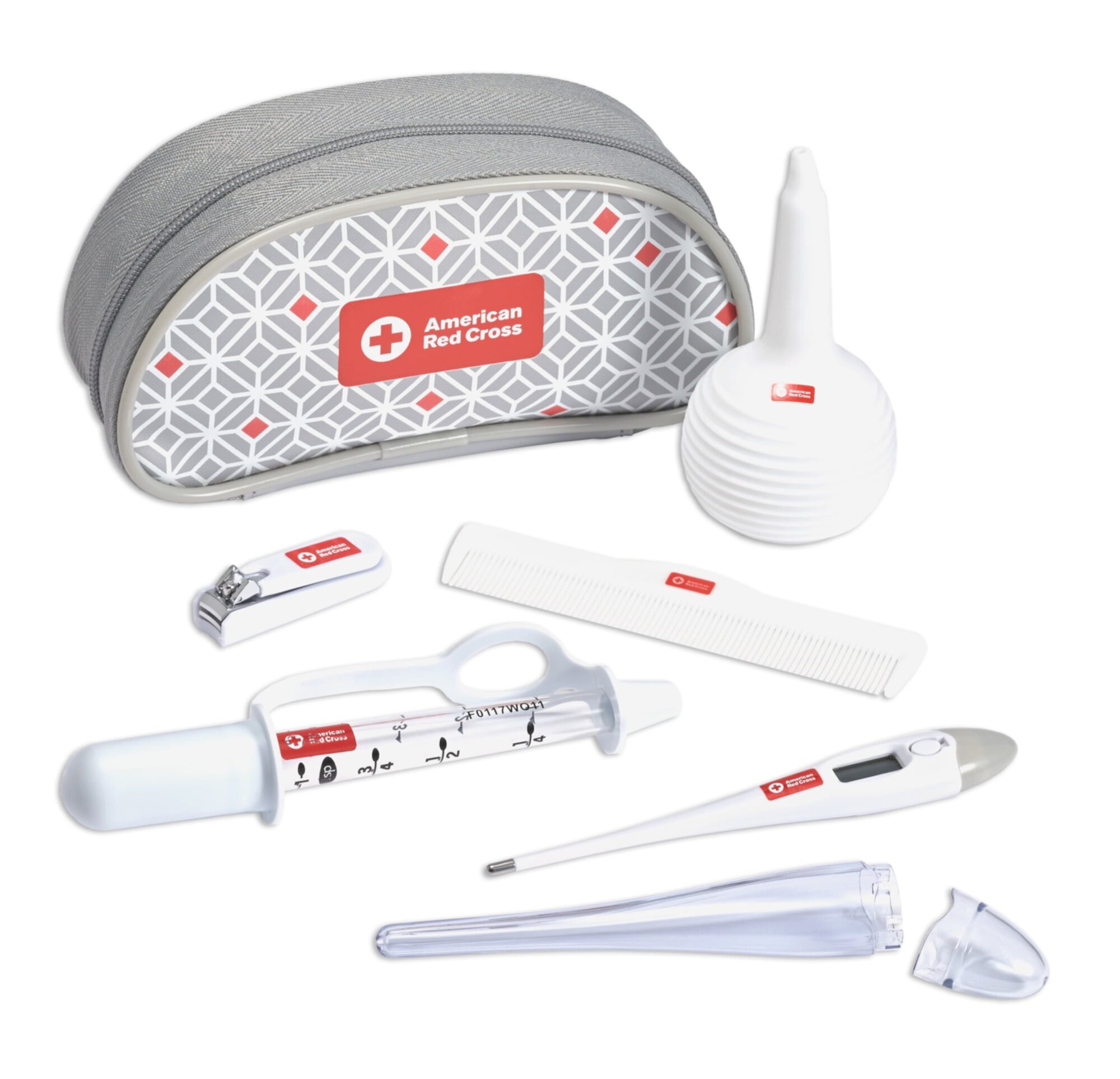 American Red Cross Baby Health and Grooming Kit, Infant and Baby Healthcare and Grooming Set The First Years