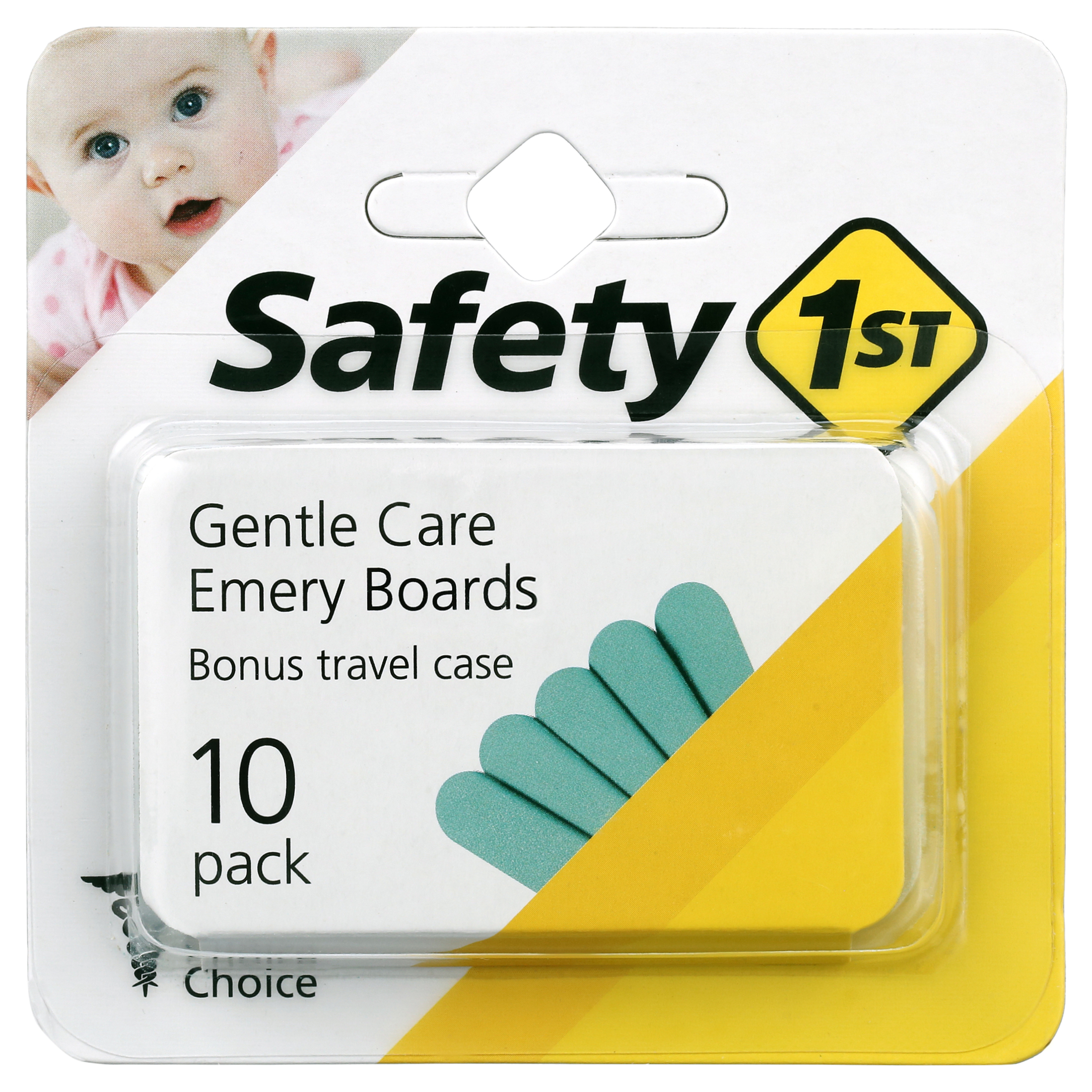 Safety 1st 10 Pack Emery Boards & Travel Case, Blue Visit the Safety 1st Store