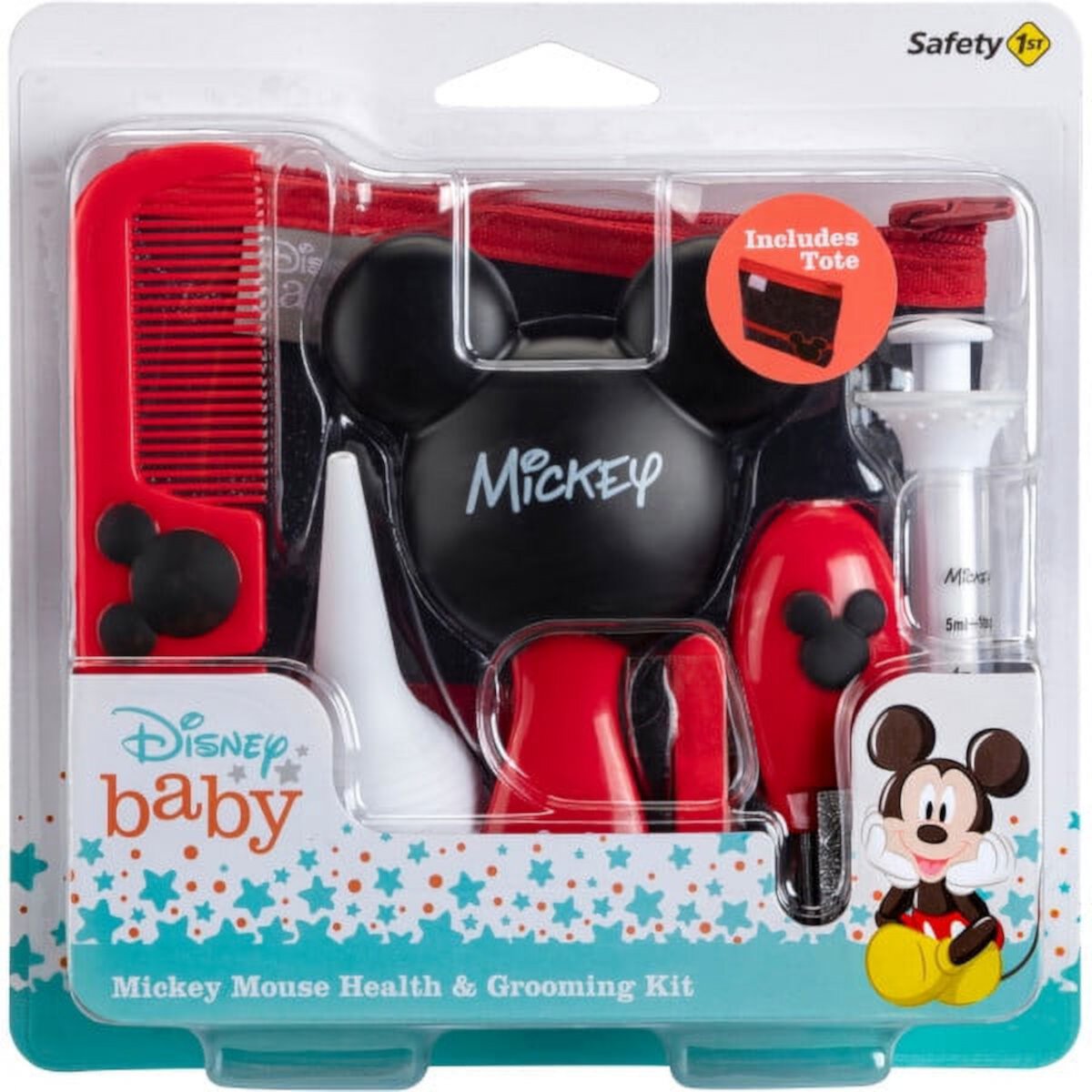 Disney Baby Mickey Mouse Health & Grooming Kit - Red (10pc), Mickey DISNEY BABY