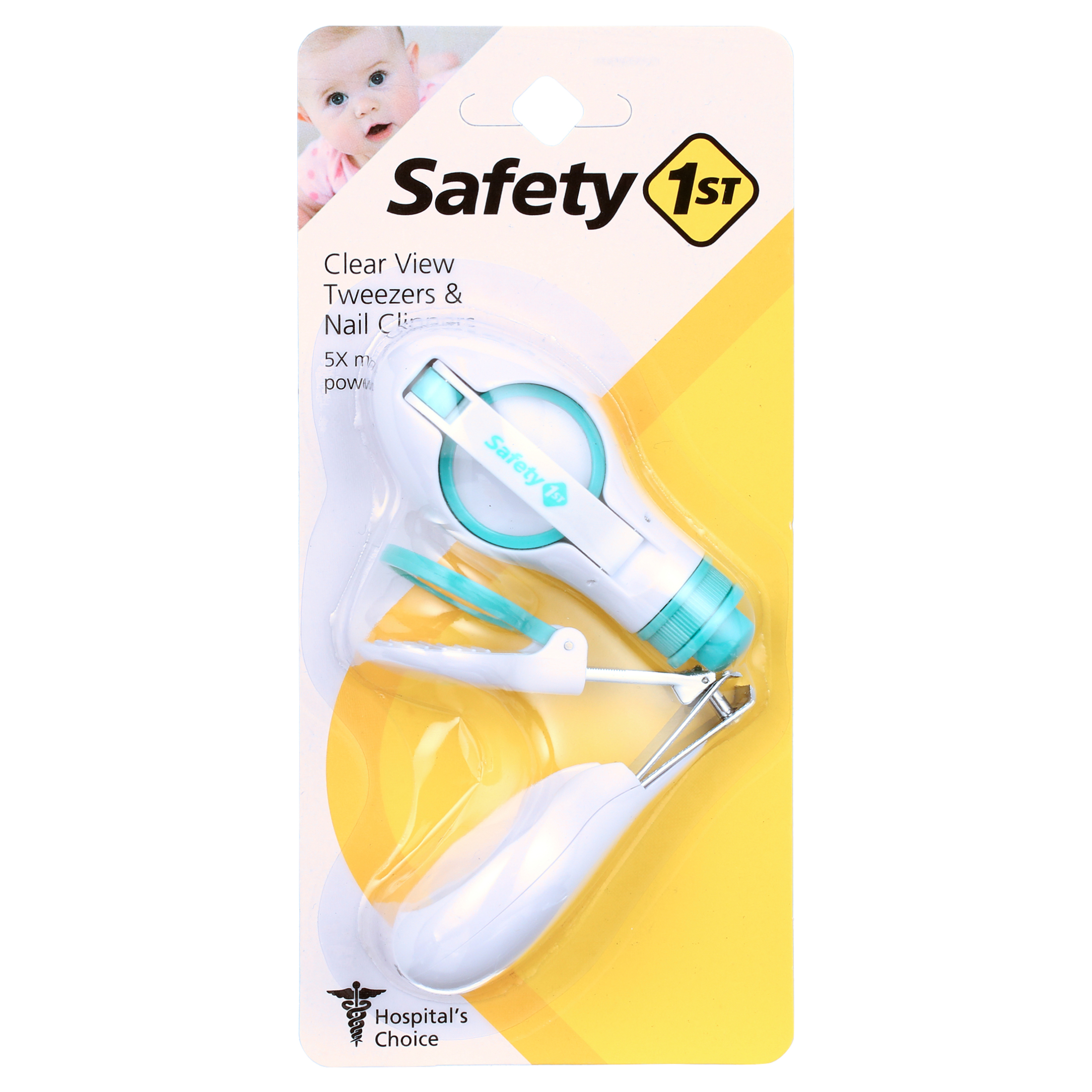 Safety 1st Clear View Clippers/Tweezer Set, Arctic Visit the Safety 1st Store