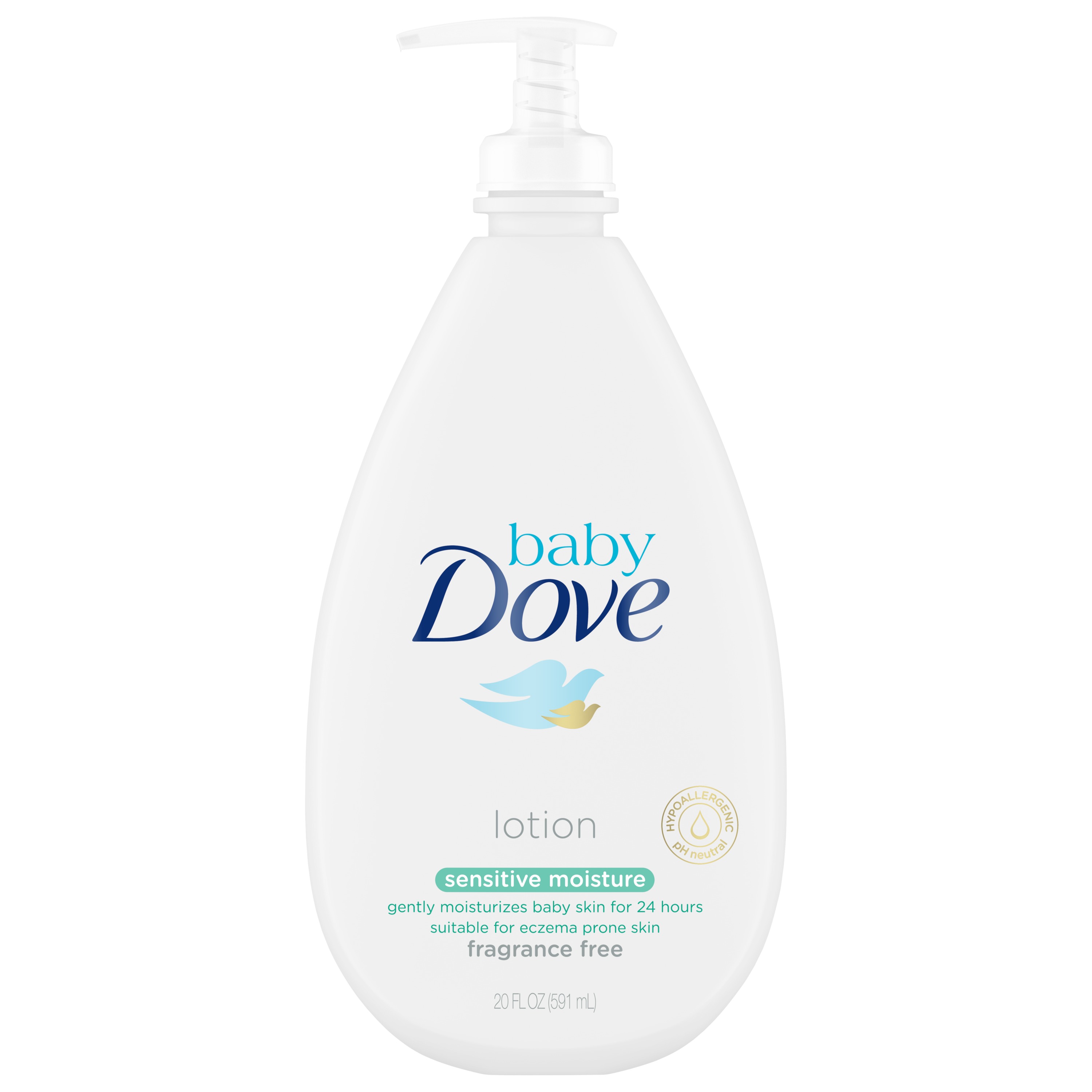 Baby Dove Sensitive Moisture Baby Lotion, 20 fl oz Baby Dove