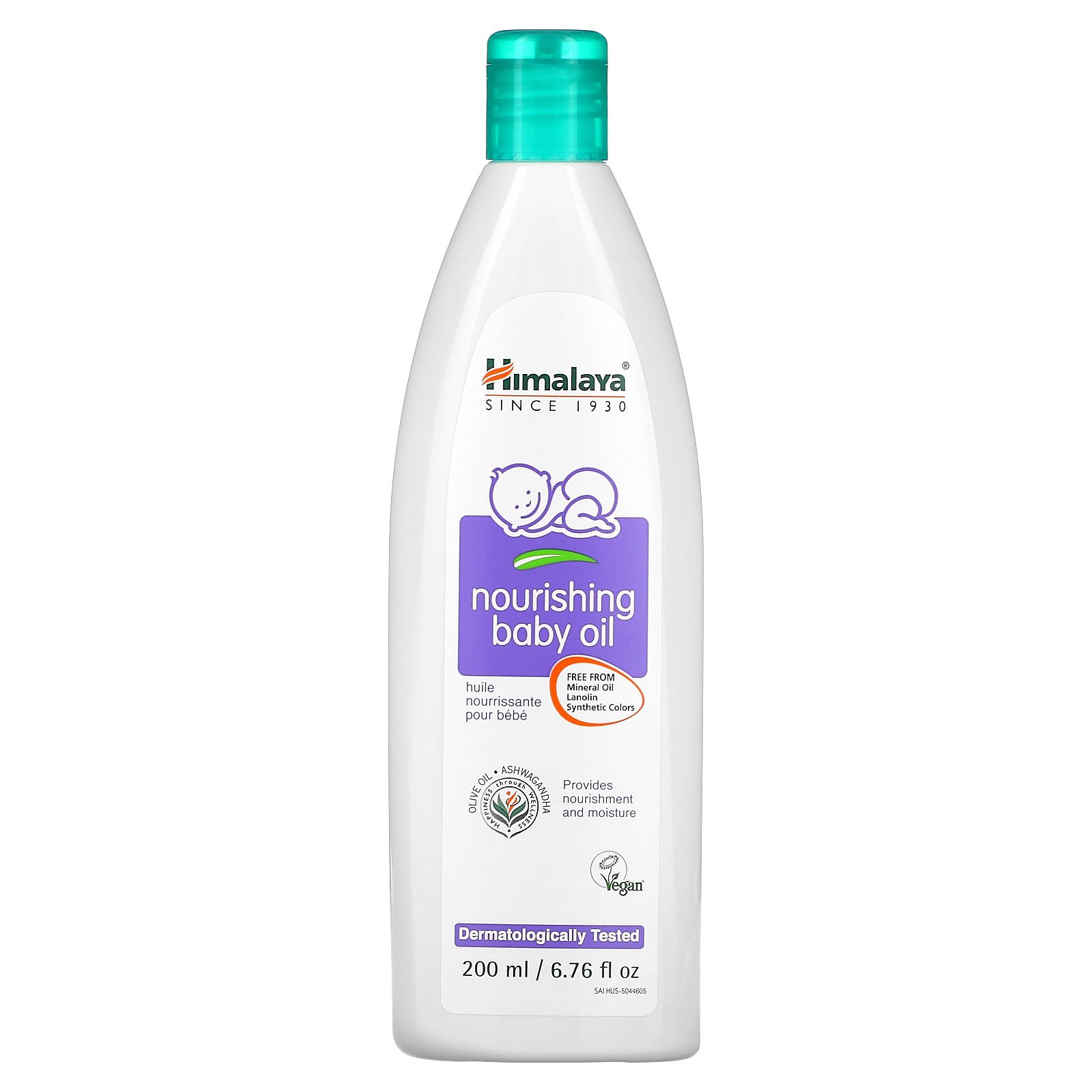 Himalaya Nourishing Baby Oil, 6.76 fl oz (200 ml) Himalaya