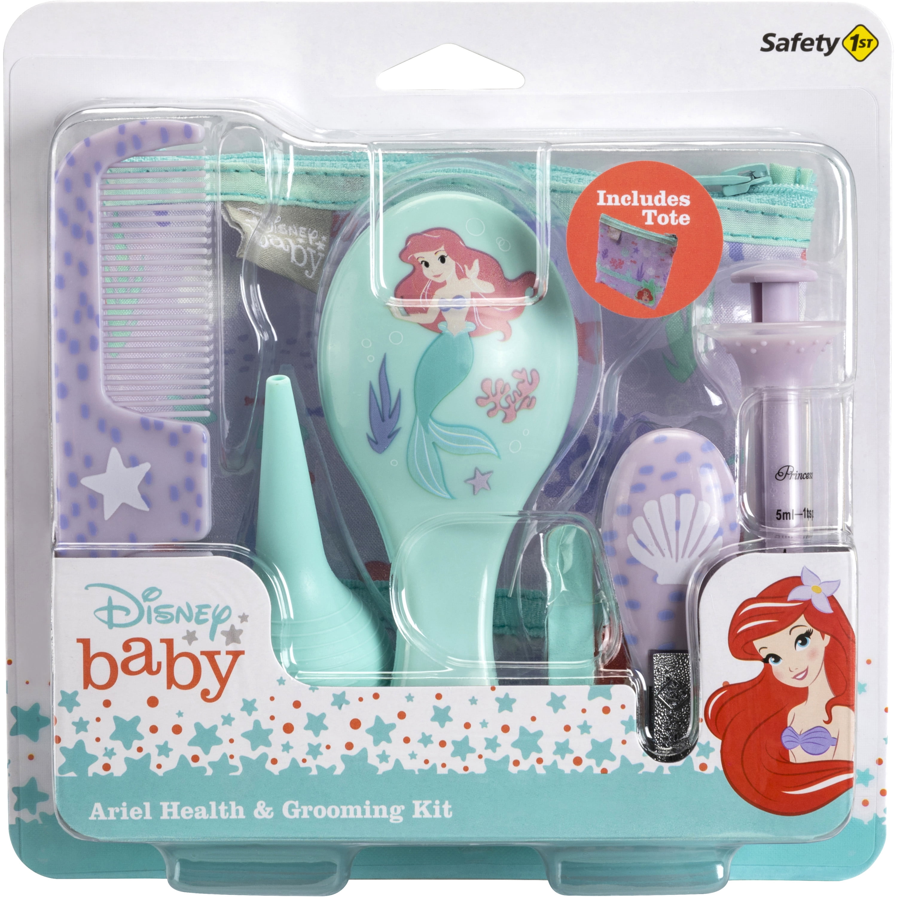 Disney Baby Ariel Health & Grooming Kit (10pc), Princess DISNEY BABY