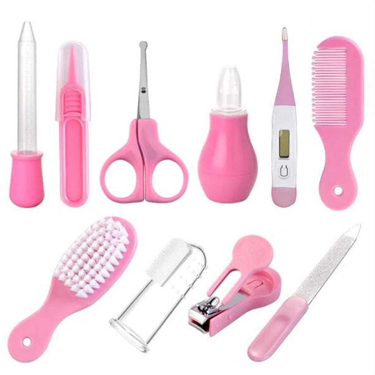 Ababeny Baby Grooming Kit Newborn, 10 in 1 Baby Grooming and Health Care Kit With Hair Brush,Comb,Nail Clippers and More for Newborn Infant Toddlers Baby Boys Girls ABABENY