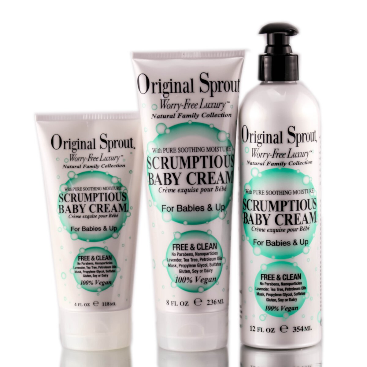 Original Sprout Scrumptious Baby Cream 4 Oz Original Sprout