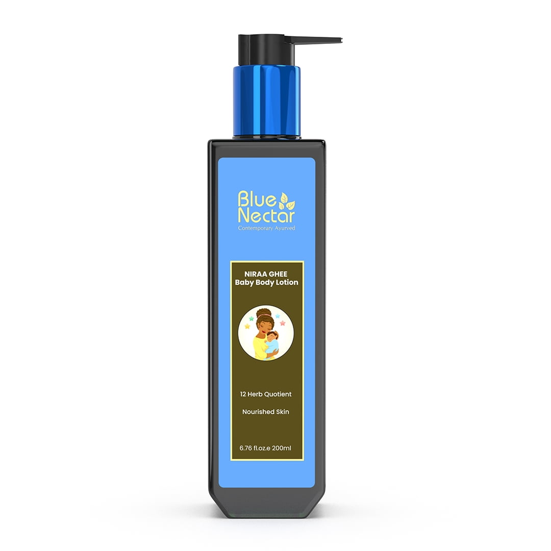 Blue Nectar Niraa Ghee Baby Body Lotion - 200 ml Blue Nectar