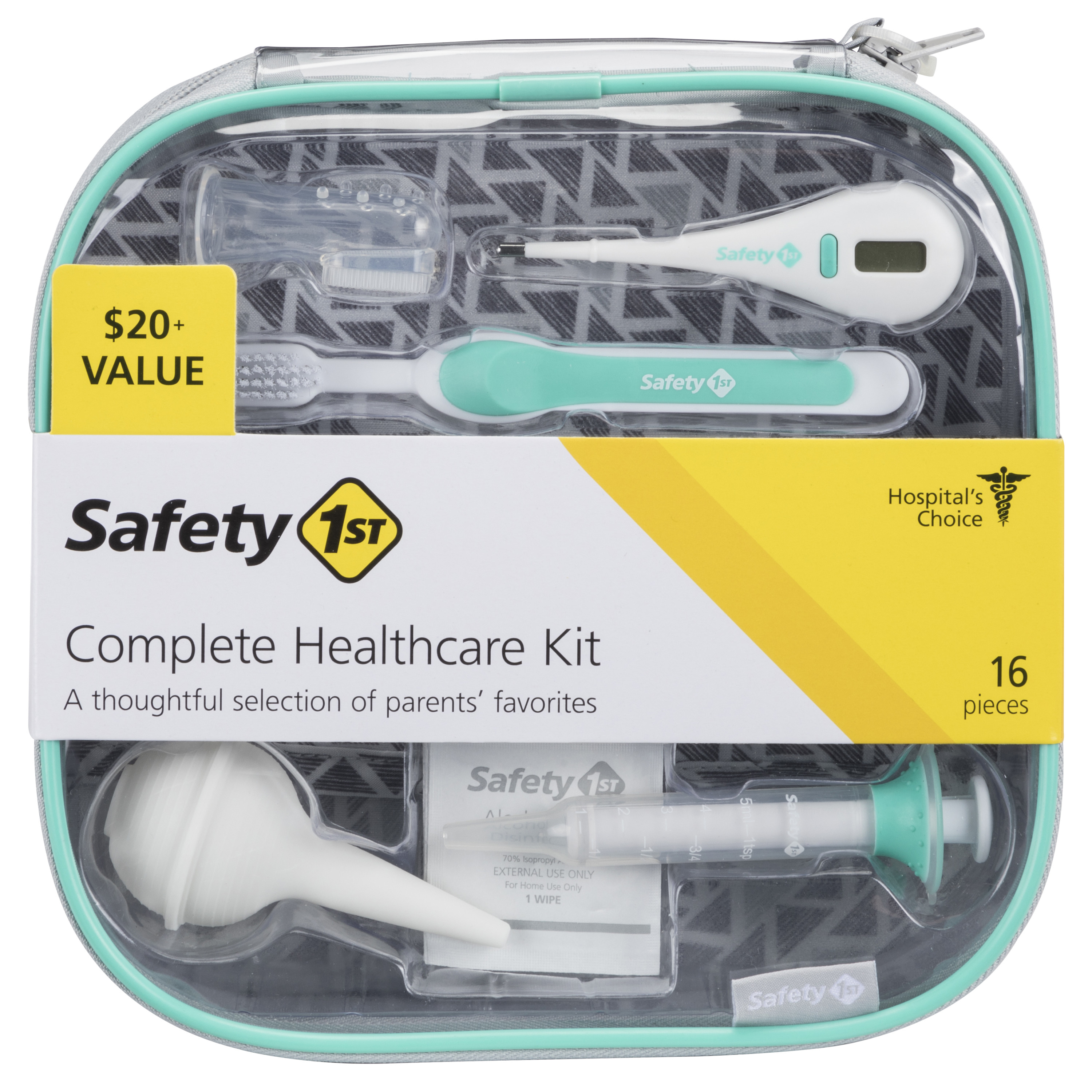 Safety 1ˢᵗ Complete Healthcare Kit, Pyramids Aqua, Infant Visit the Safety 1st Store