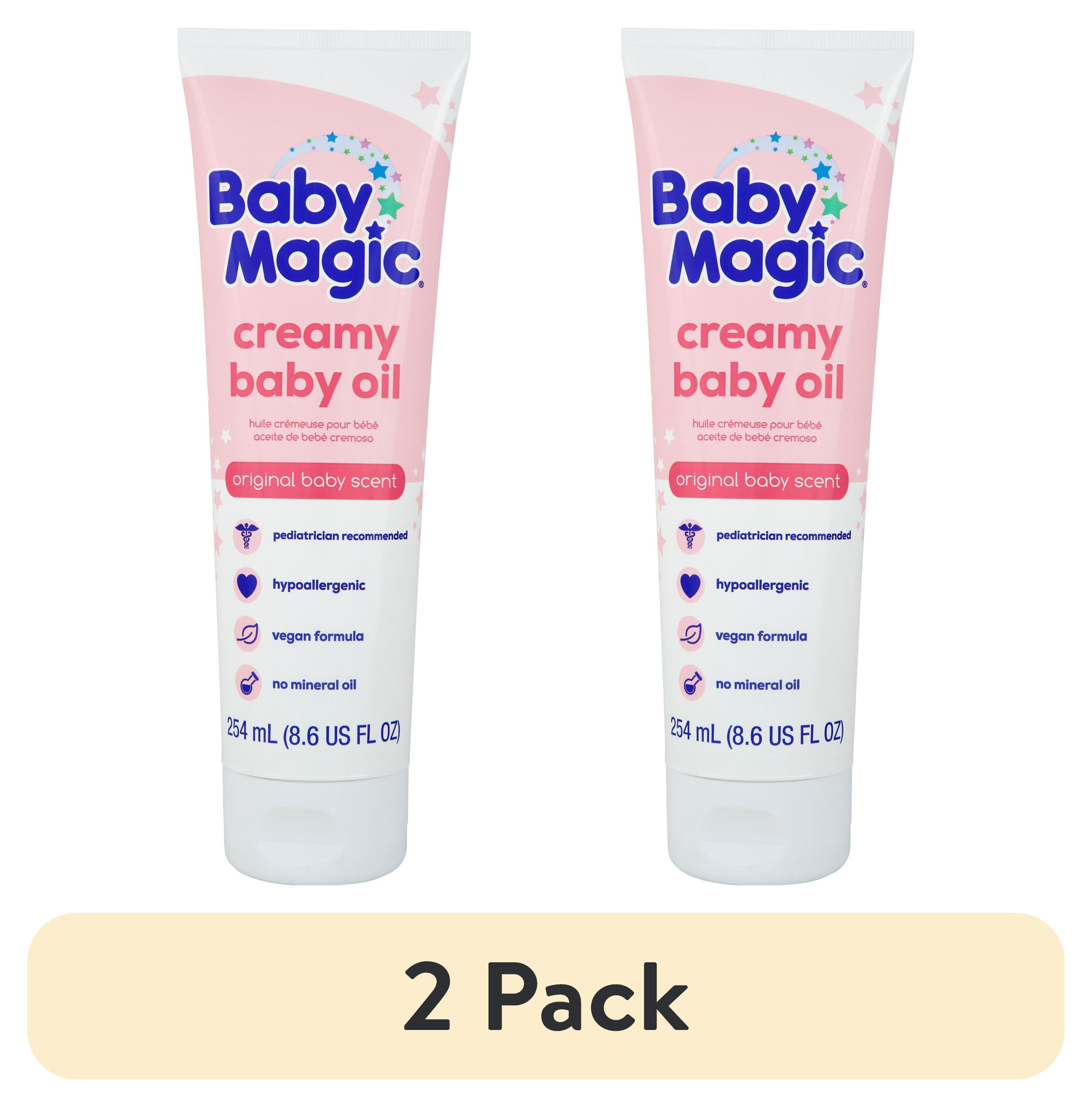 Baby Magic Creamy Baby Oil Lotion, Original Baby Scent, Hypoallergenic, 8.6 fl oz. Baby Magic