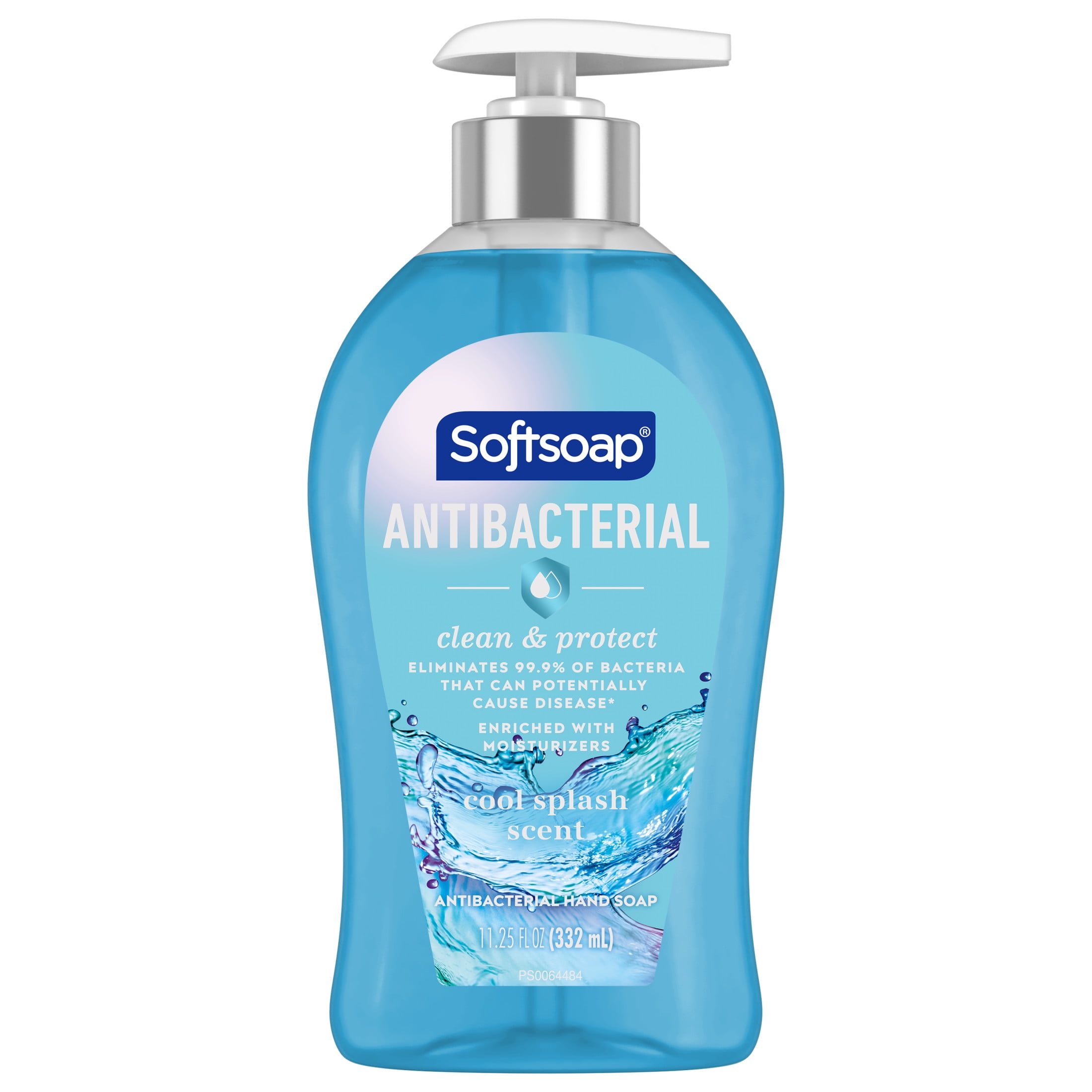 Softsoap Clean & Protect Antibacterial Liquid Hand Soap, Cool Splash Hand Soap, 11.25 Oz Softsoap