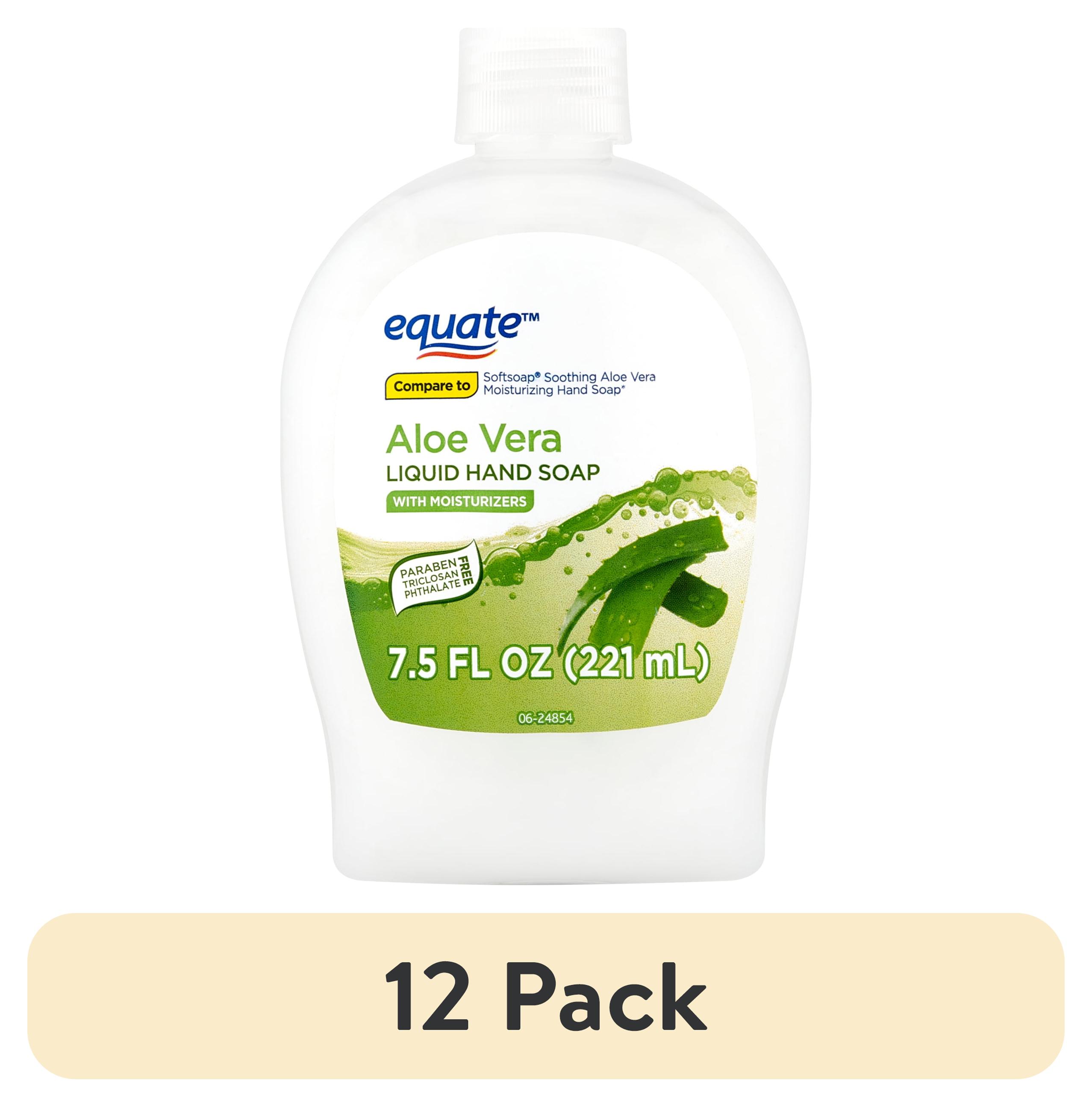 (12 pack) Equate Aloe Vera Hand Soap 7.5 fl. Oz. Equate