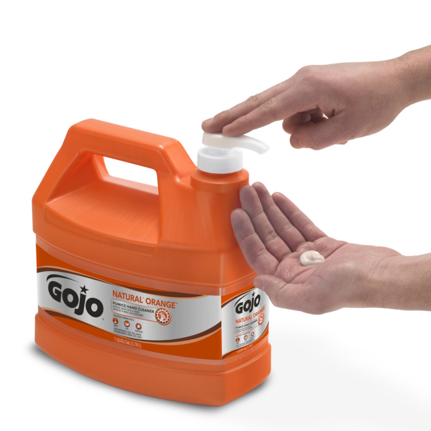 Gojo Natural Orange Pumice Hand Cleaner, Citrus Scent GOJO