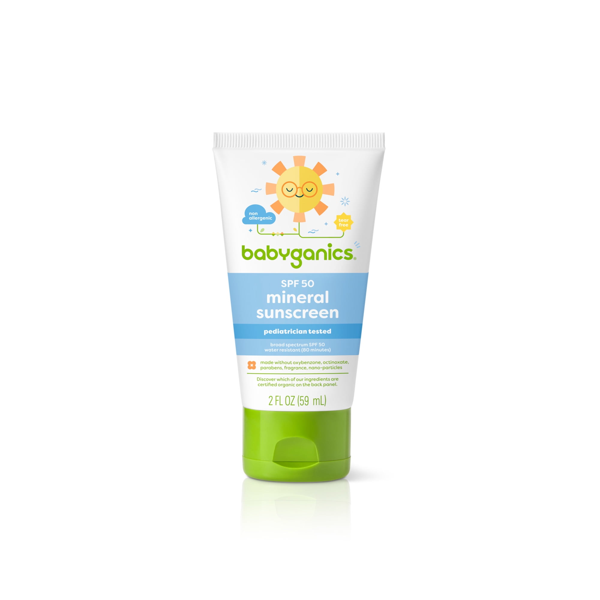 Babyganics Sunscreen Lotion 50 SPF, 2oz Babyganics