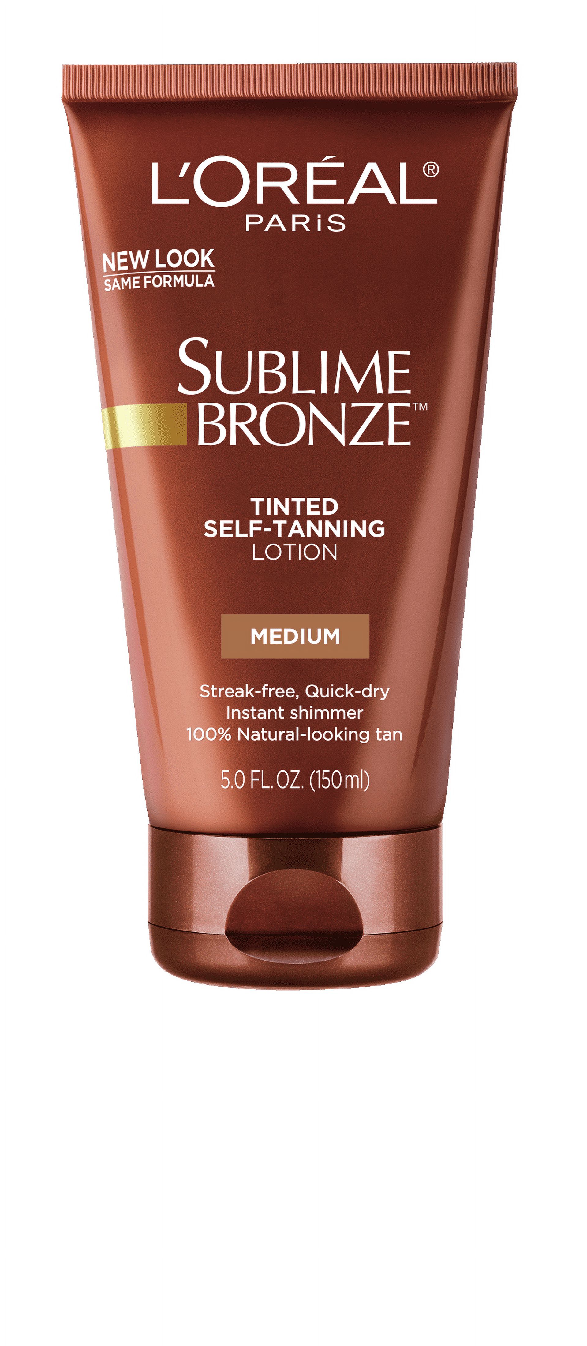 L'Oreal Paris Sublime Bronze Tinted Self-Tanning Lotion for Face, Medium, 5 fl oz L'Oréal Paris