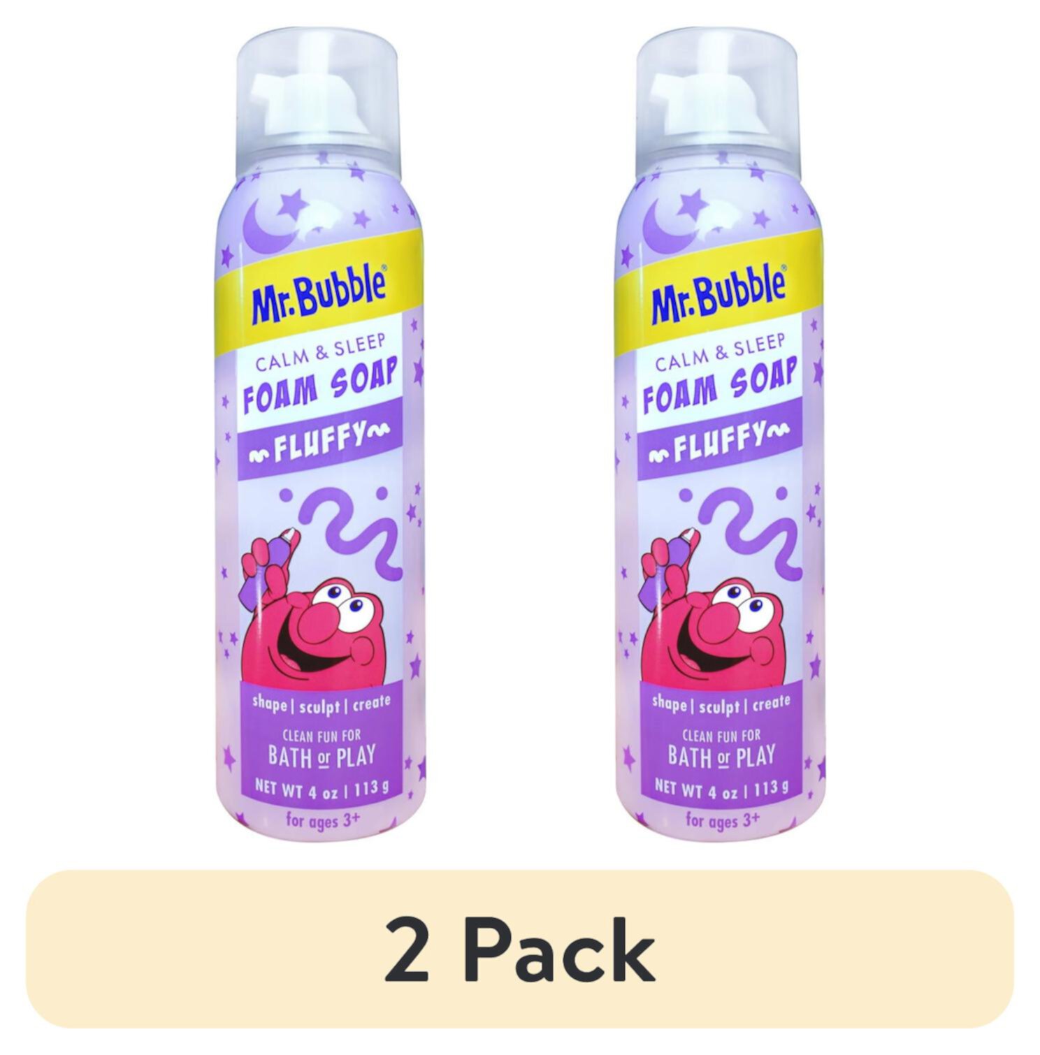 (2 pack) Mr. Bubble Calm & Sleep Foam Soap, Calming Lavender, Eucalyptus, and Chamomile Scent, 4 oz Visit the Mr. Bubble Store