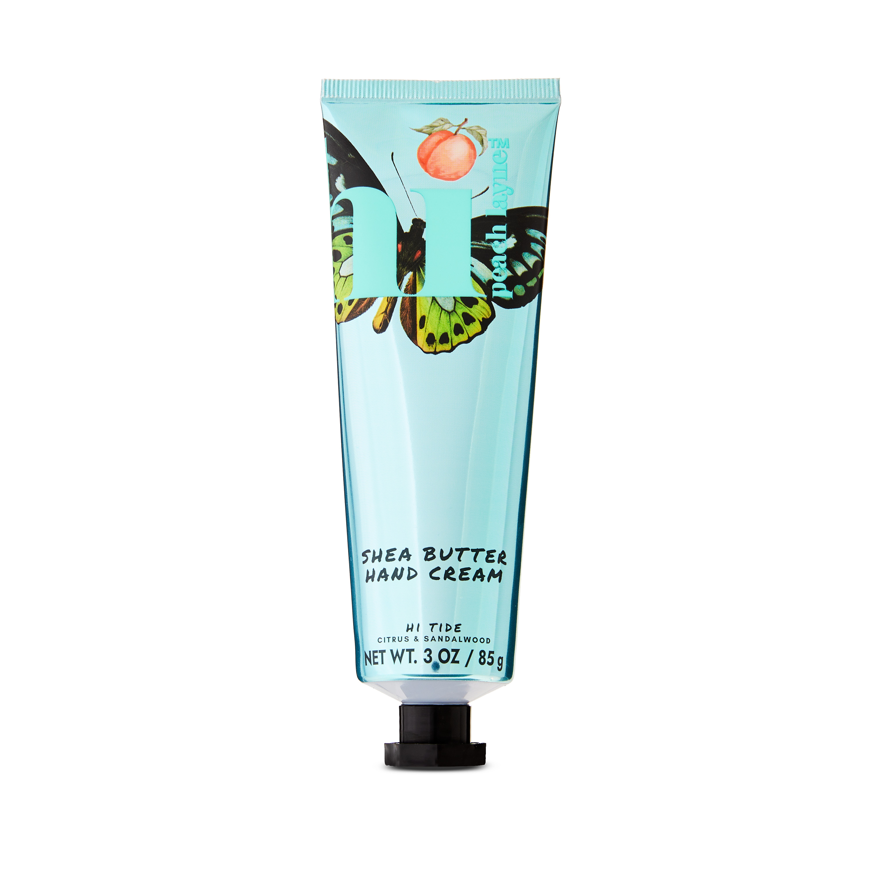 Hi Peach Layne Hi Tide Shea Butter Hand Cream Citrus & Sandalwood, 3 oz (85g) Hi Peach Layne