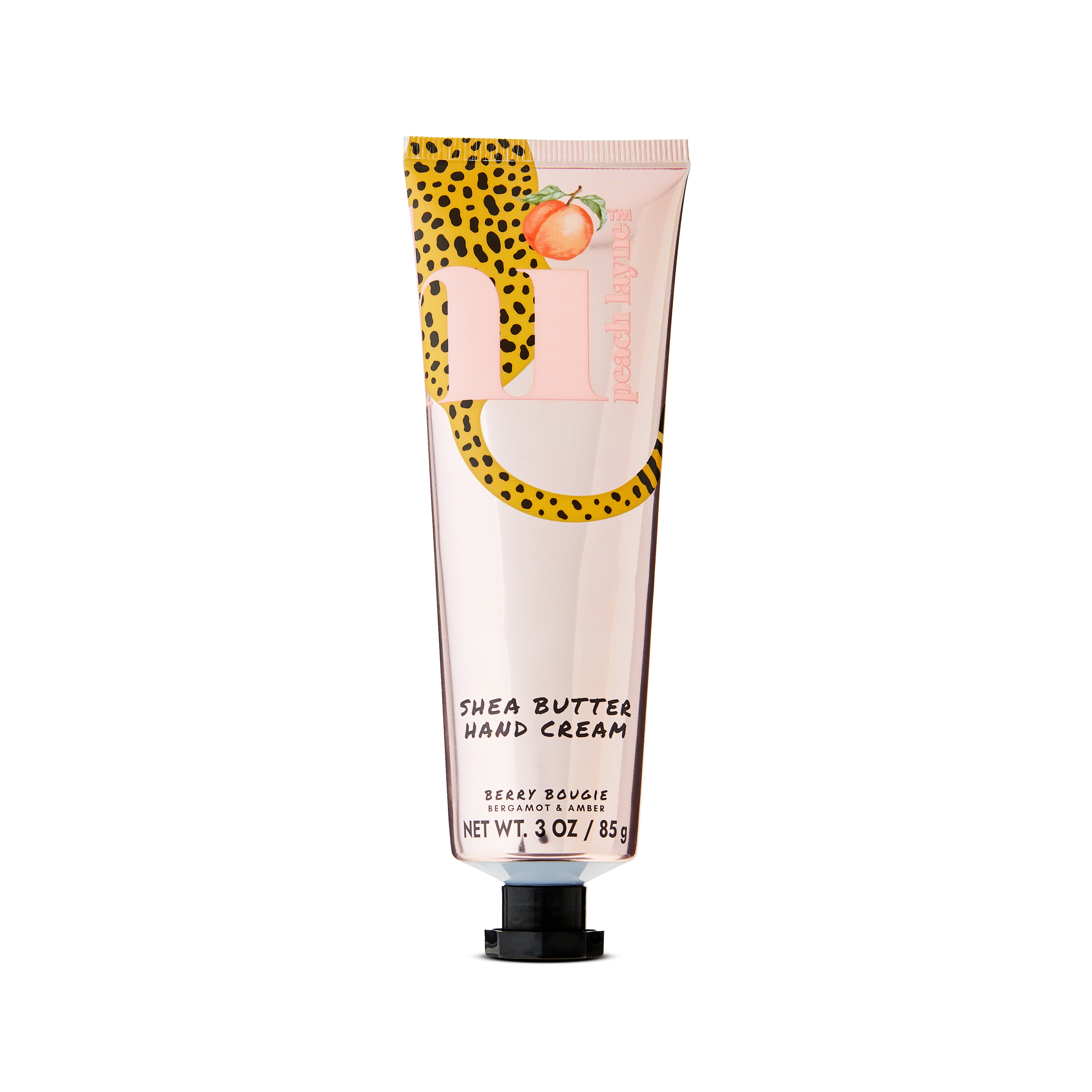 Hi Peach Layne Berry Bougie Shea Butter Hand Cream Bergamot & Amber, 3 oz (85g) Hi Peach Layne