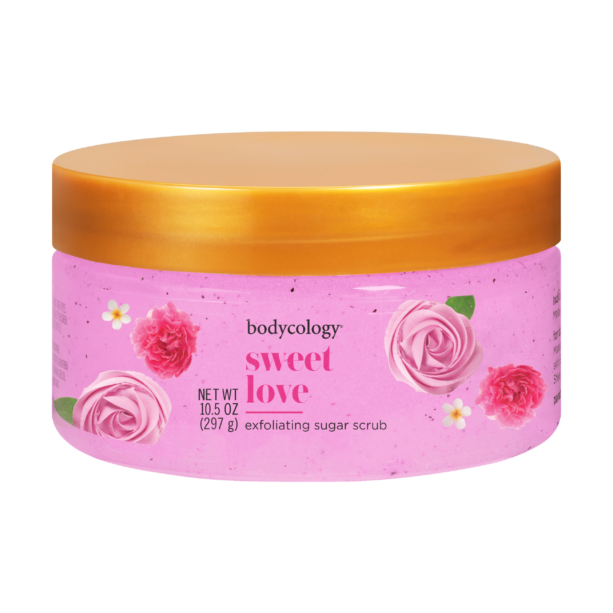 Bodycology Exfoliating Sugar Scrub, Sweet Love, 10.5 oz Bodycology