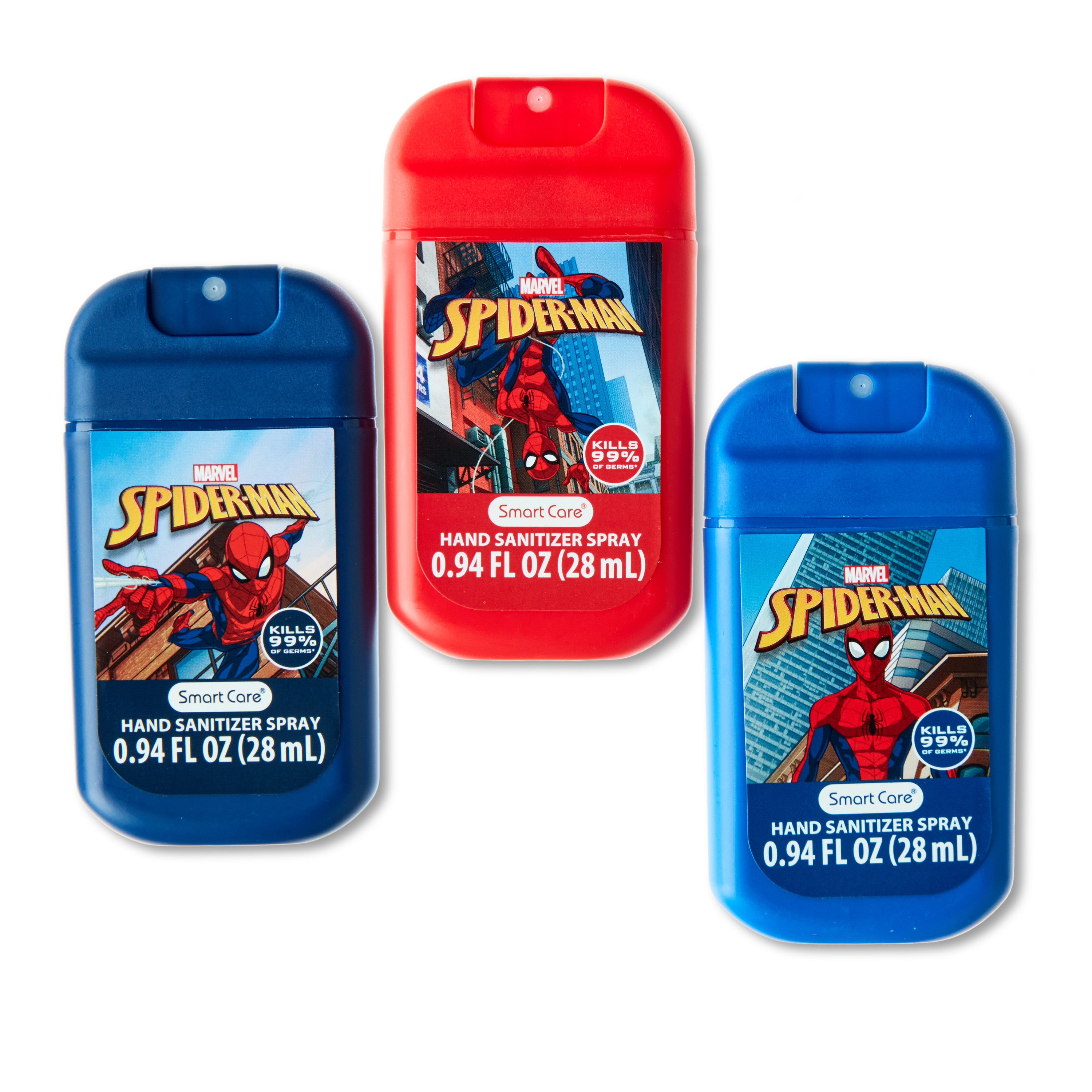 Smart Care Spider-Man Hand Sanitizer Spray for Children, 3 Pack Smart Care