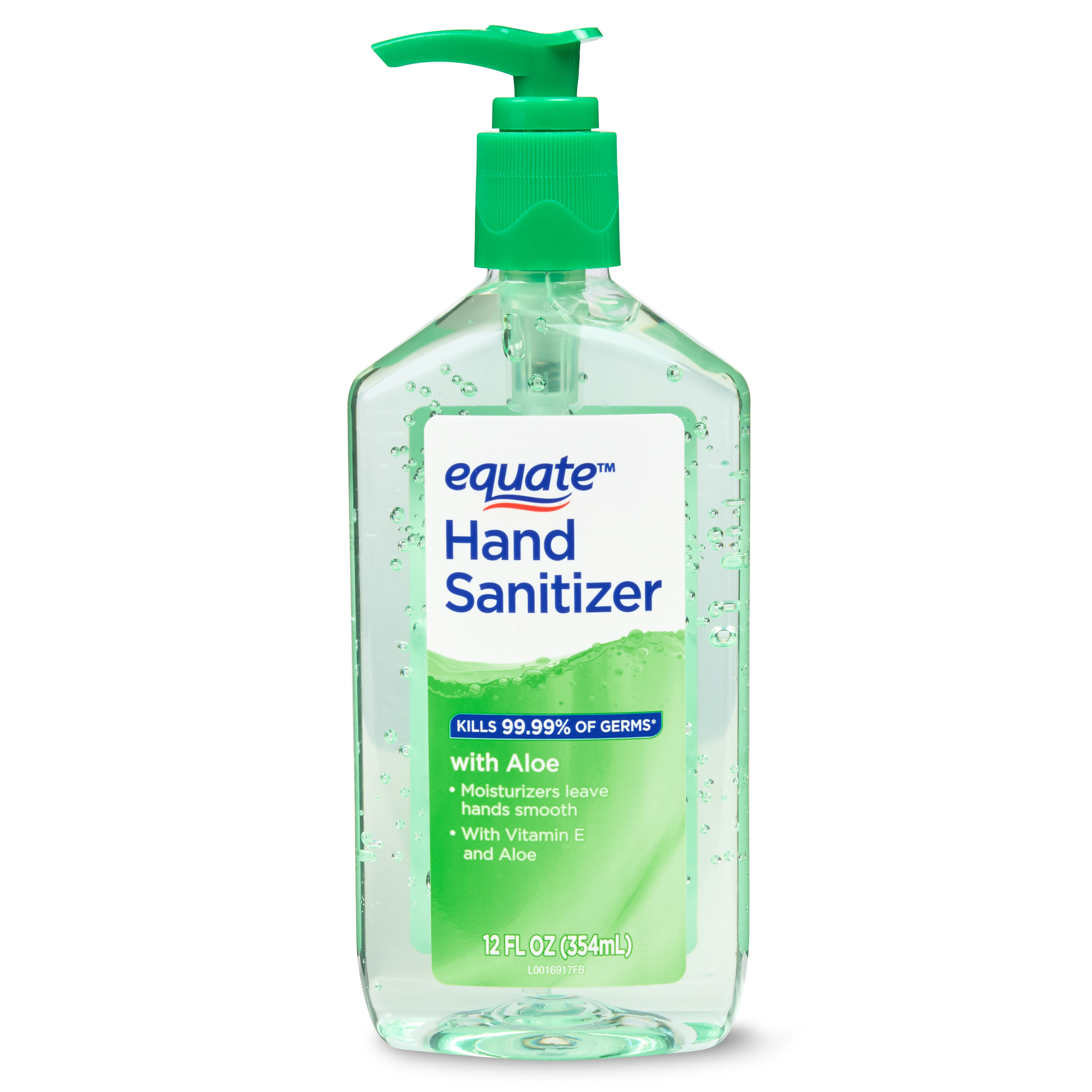 Equate Hand Sanitizer with Aloe, 12 fl oz Equate