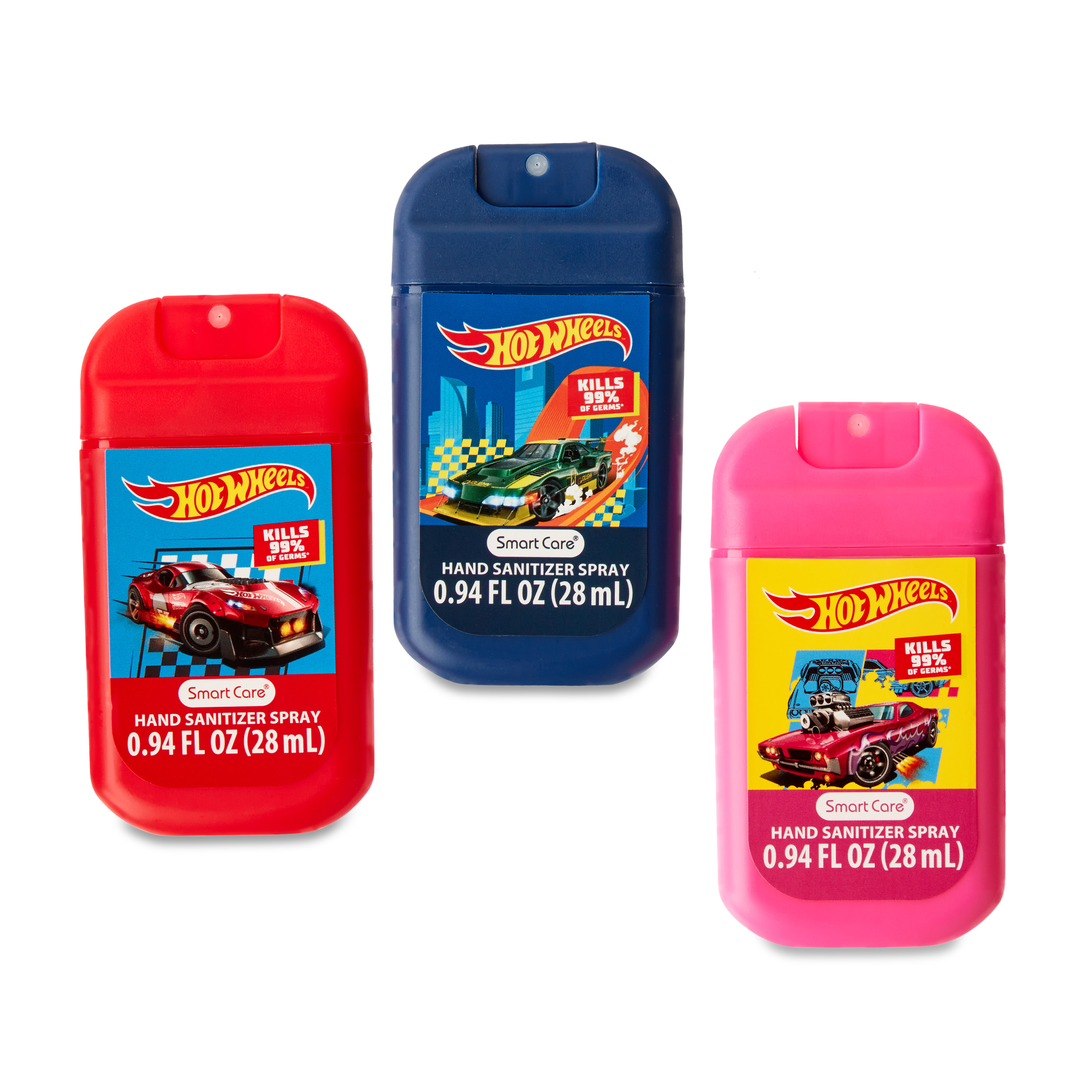 Smart Care Hot Wheels Hand Sanitizer Spray for Children, 3 Pack Smart Care